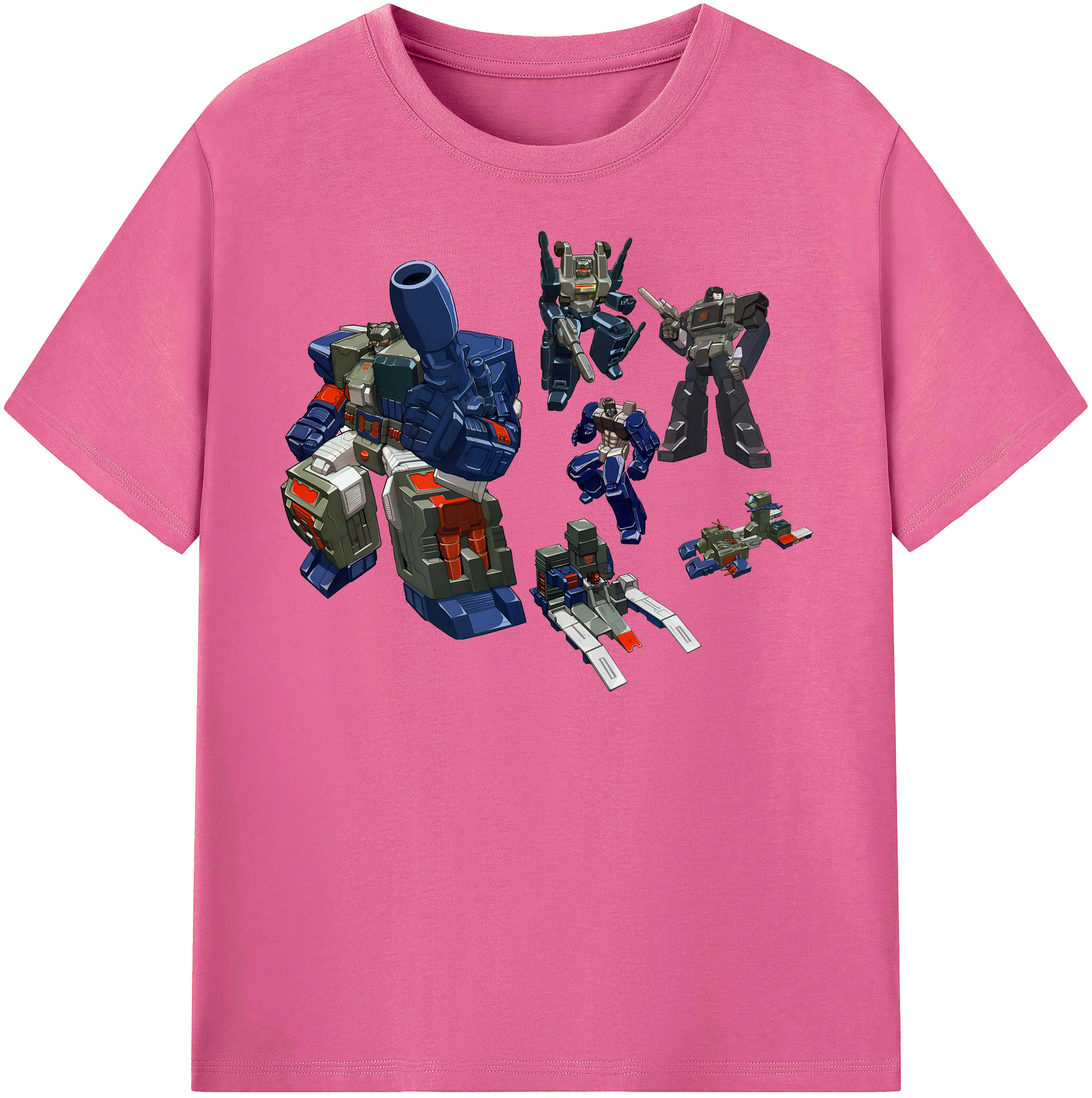 （画像用） Transformers トランスフォーマー レディースカジュアルプリントTシャツ（綿100％）