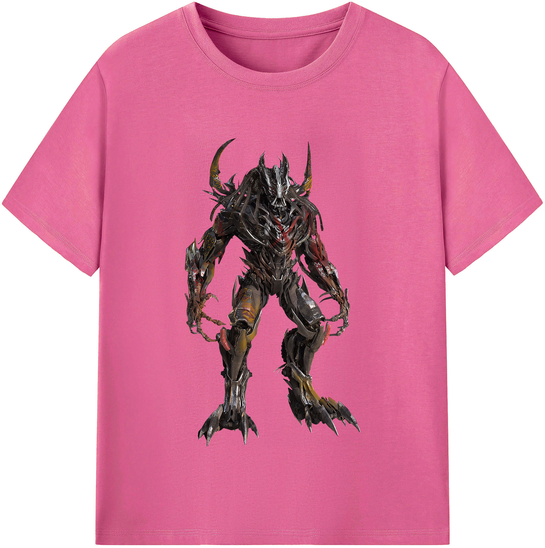 （画像用） Transformers トランスフォーマー レディースカジュアルプリントTシャツ（綿100％）