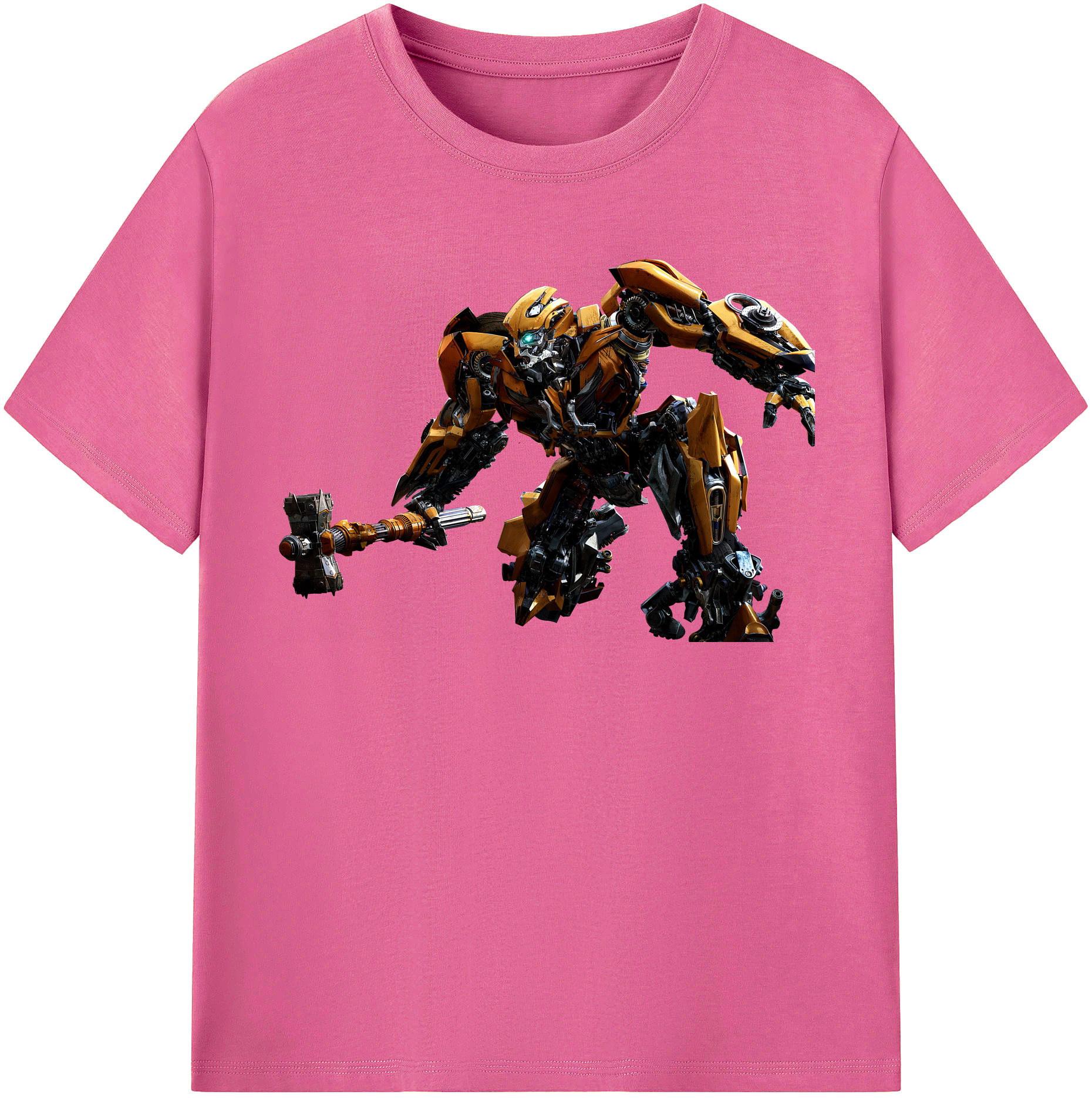 （画像用） Transformers トランスフォーマー レディースカジュアルプリントTシャツ（綿100％）