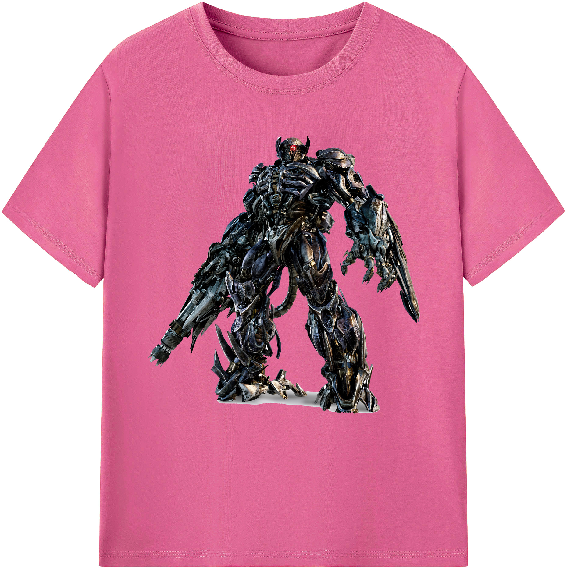 （画像用） Transformers トランスフォーマー レディースカジュアルプリントTシャツ（綿100％）