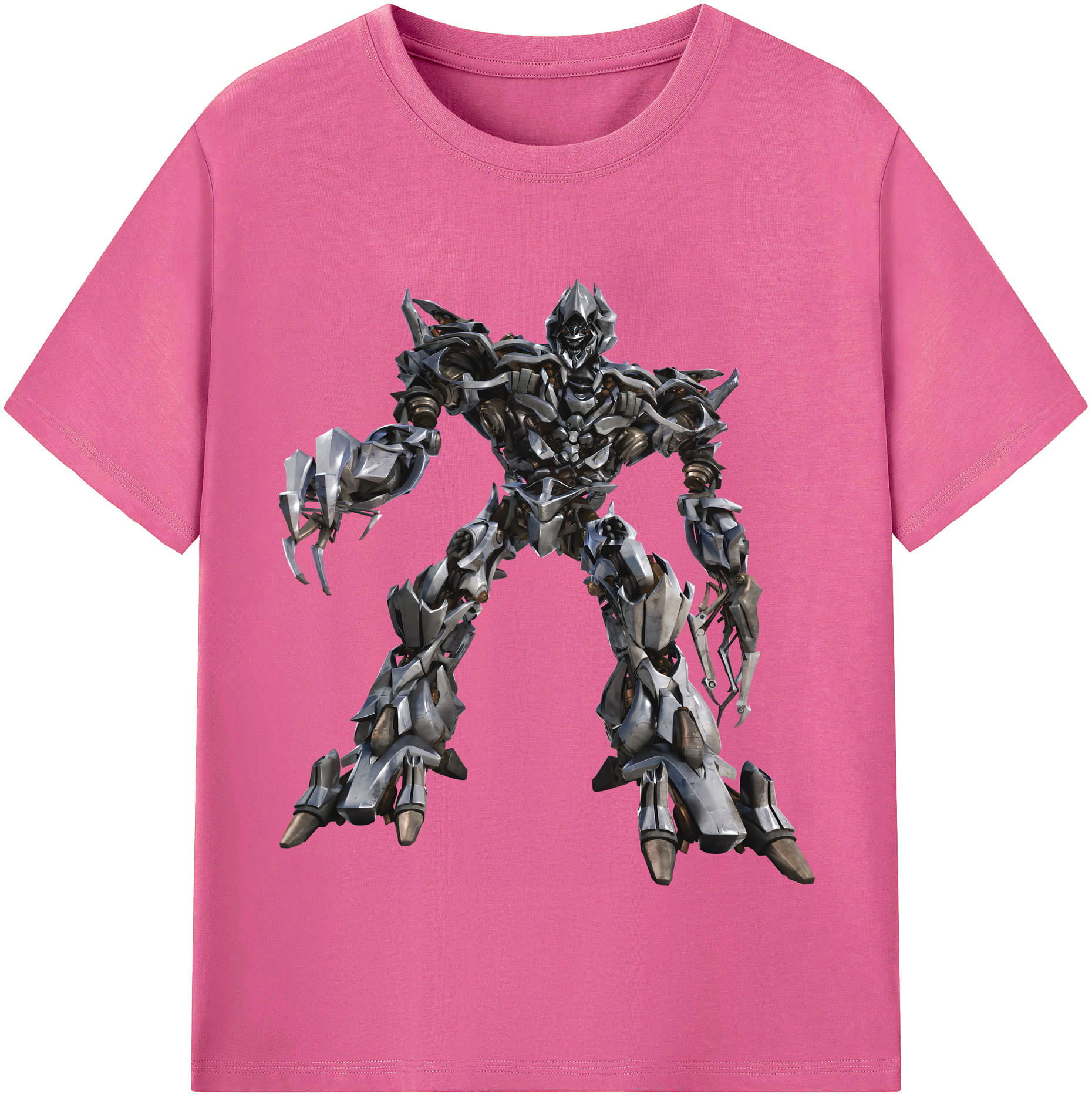 （画像用） Transformers トランスフォーマー レディースカジュアルプリントTシャツ（綿100％）