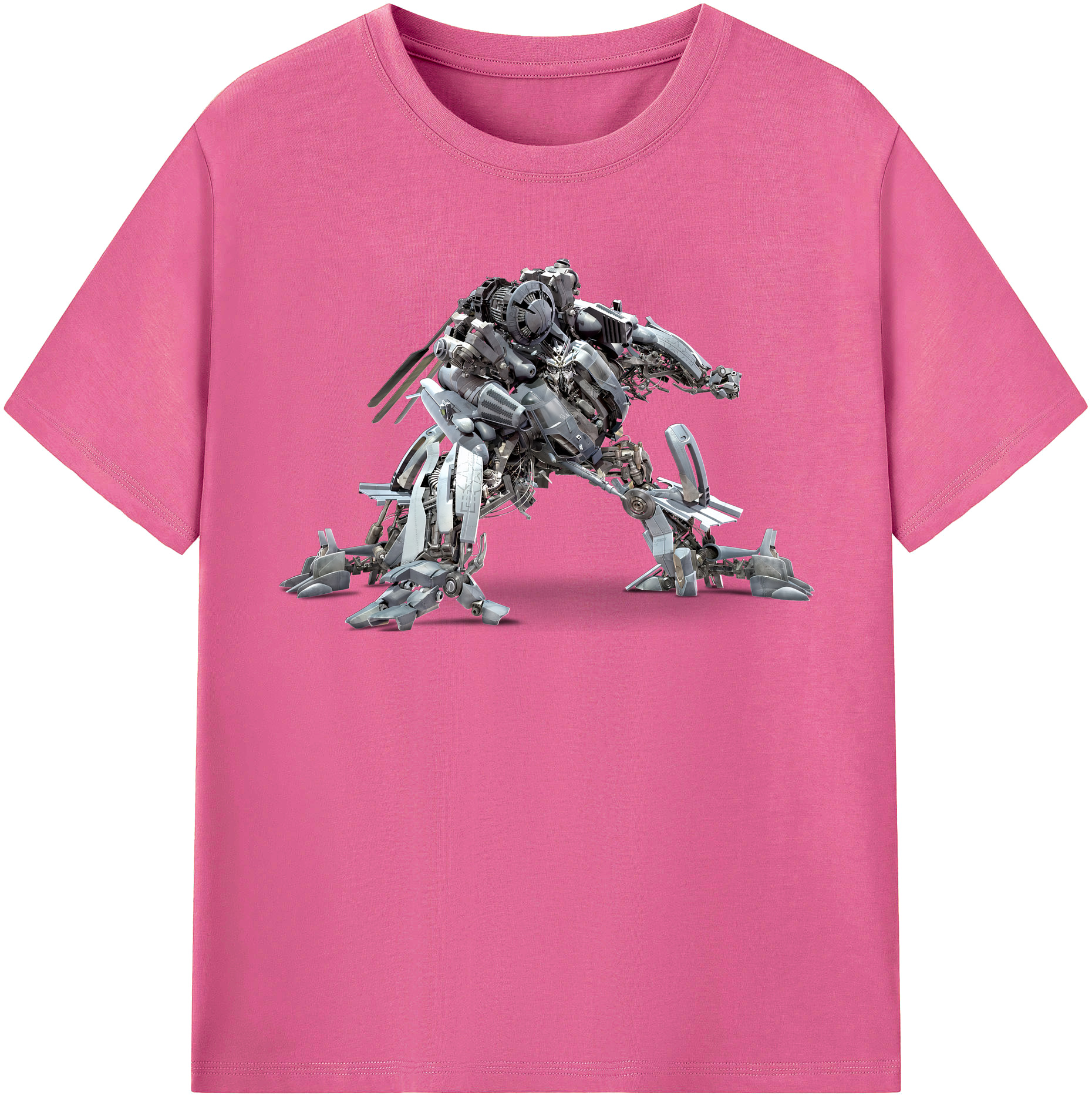 （画像用） Transformers トランスフォーマー レディースカジュアルプリントTシャツ（綿100％）
