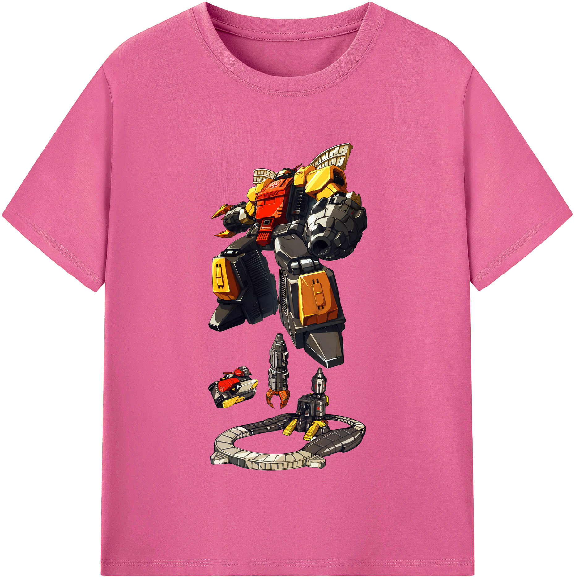 （画像用） Transformers トランスフォーマー レディースカジュアルプリントTシャツ（綿100％）