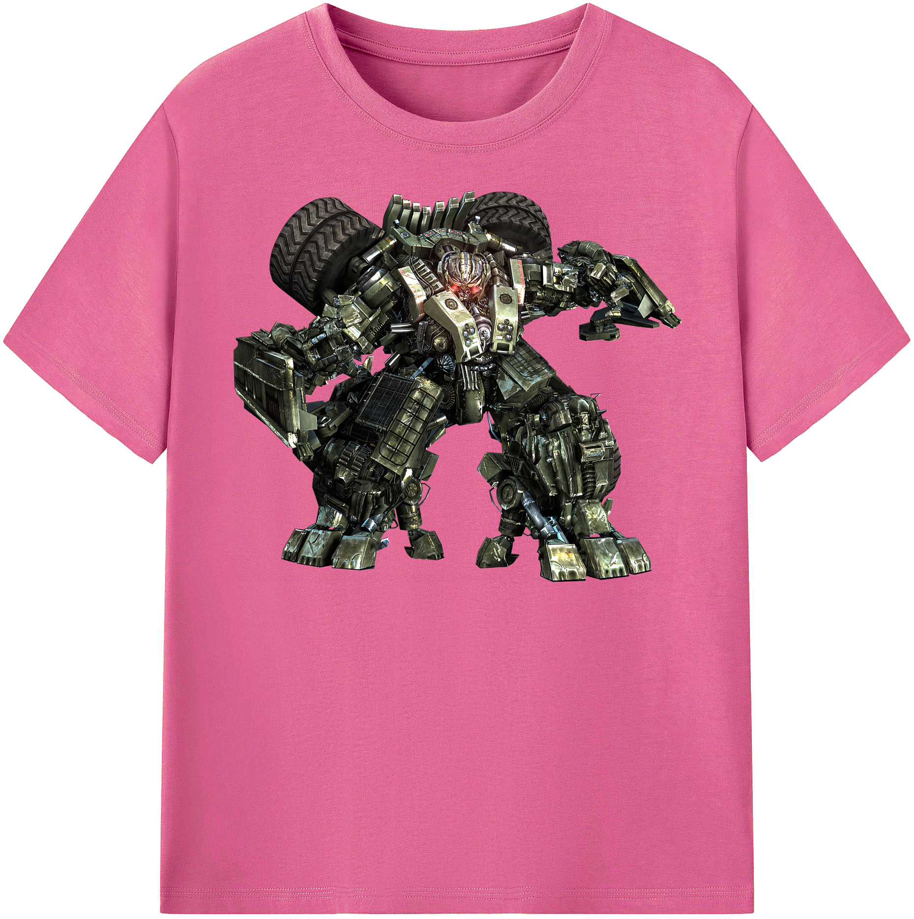 （画像用） Transformers トランスフォーマー レディースカジュアルプリントTシャツ（綿100％）