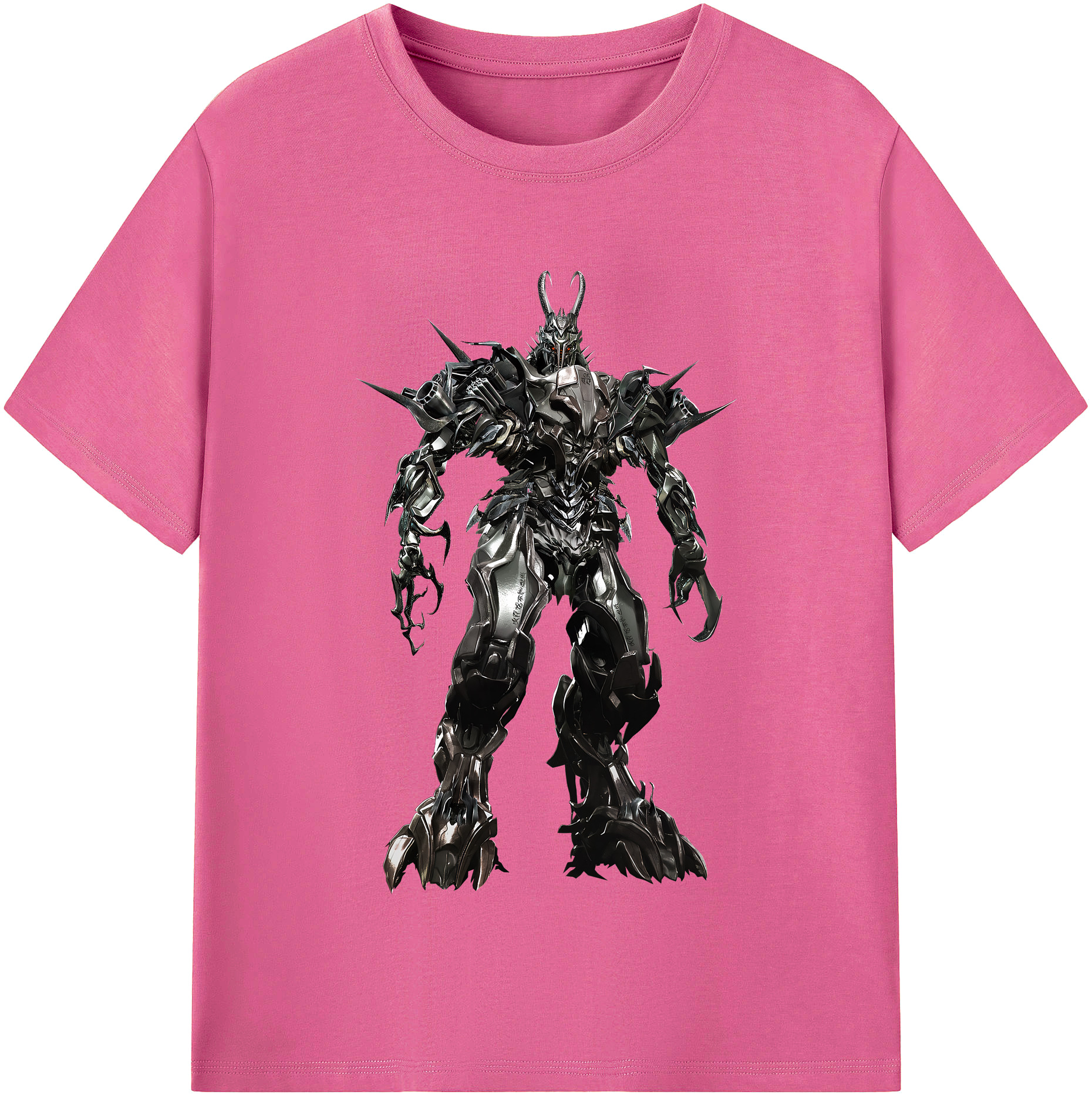 （画像用） Transformers トランスフォーマー レディースカジュアルプリントTシャツ（綿100％）