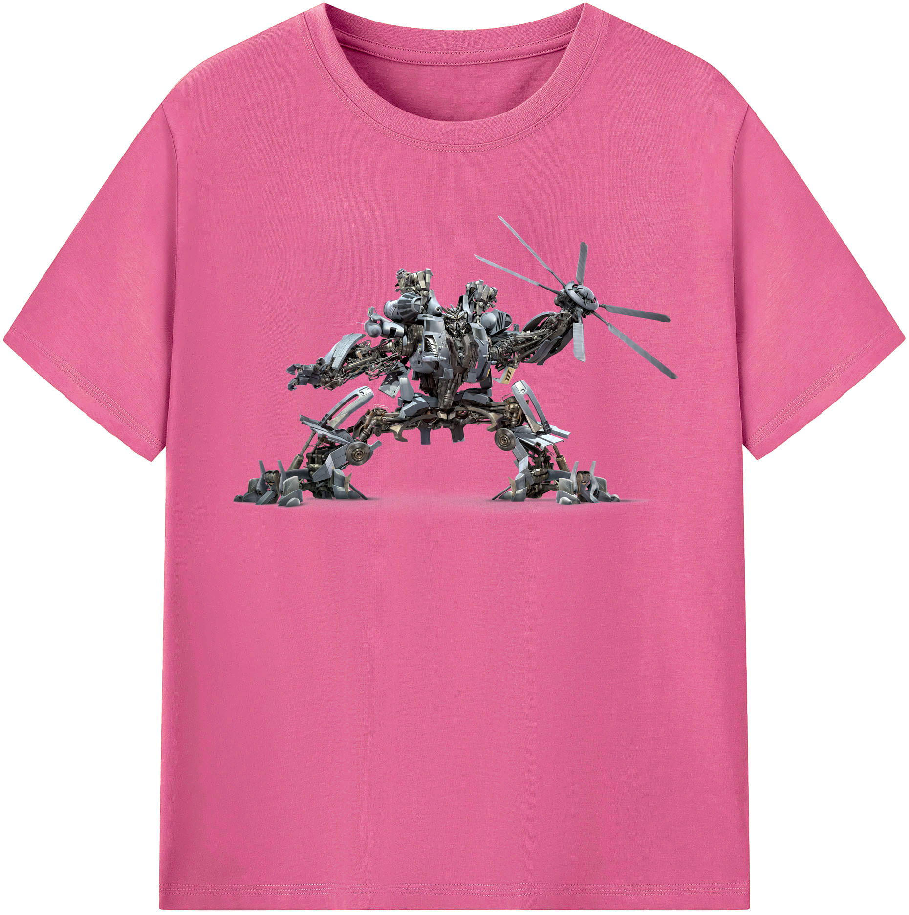 （画像用） Transformers トランスフォーマー レディースカジュアルプリントTシャツ（綿100％）