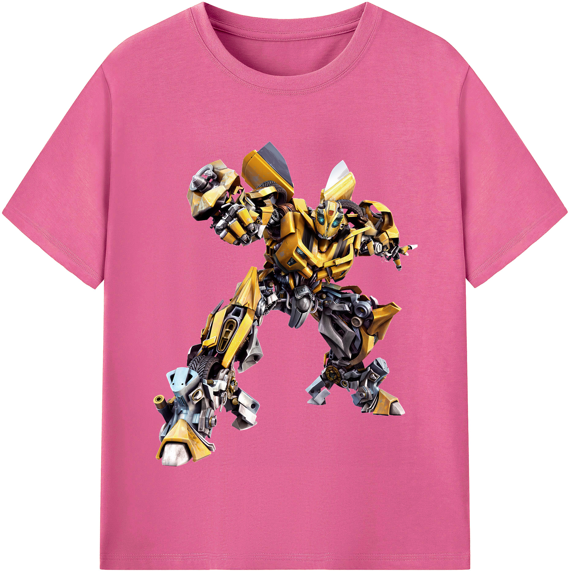（画像用） Transformers トランスフォーマー レディースカジュアルプリントTシャツ（綿100％）