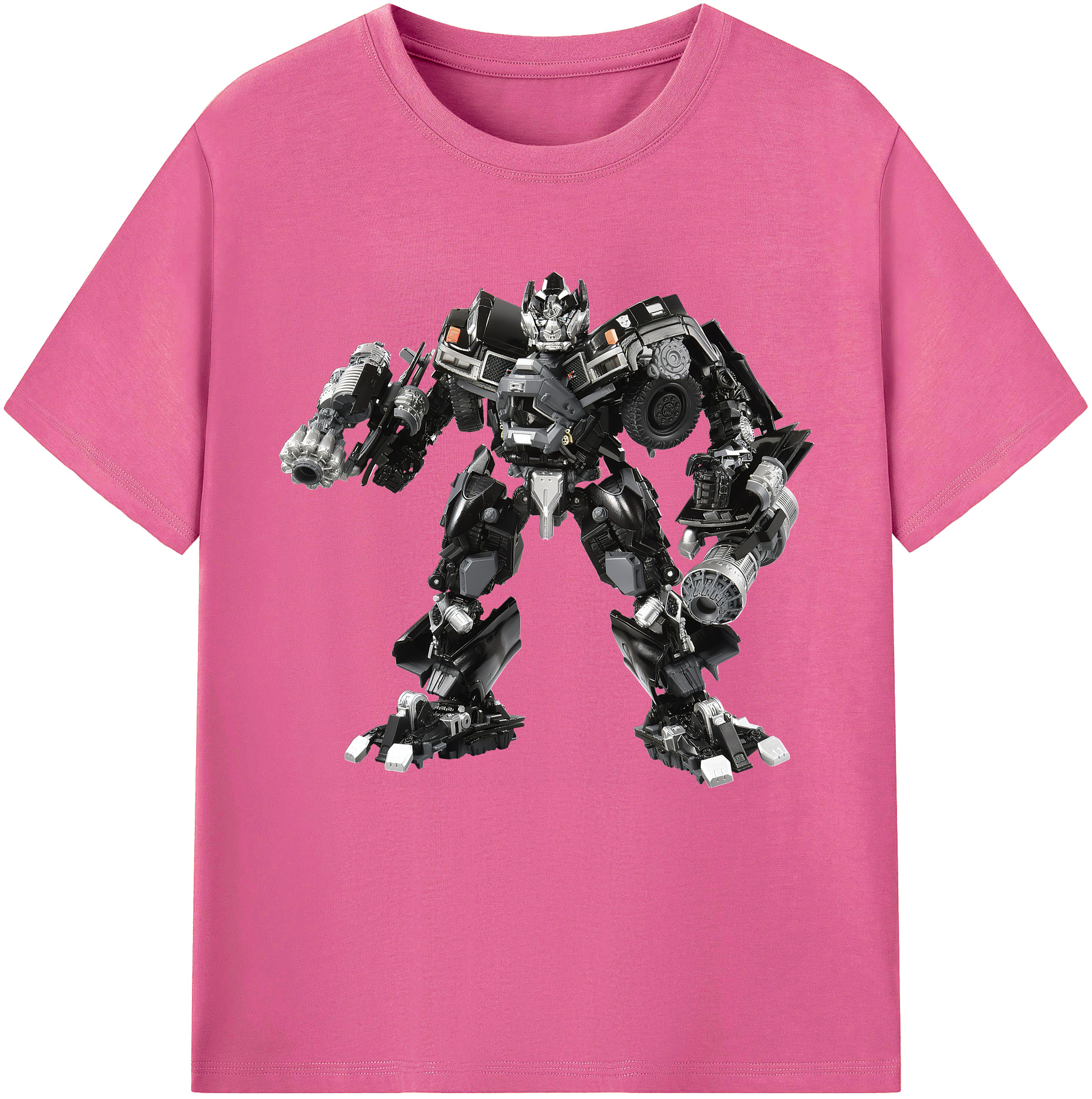 （画像用） Transformers トランスフォーマー レディースカジュアルプリントTシャツ（綿100％）