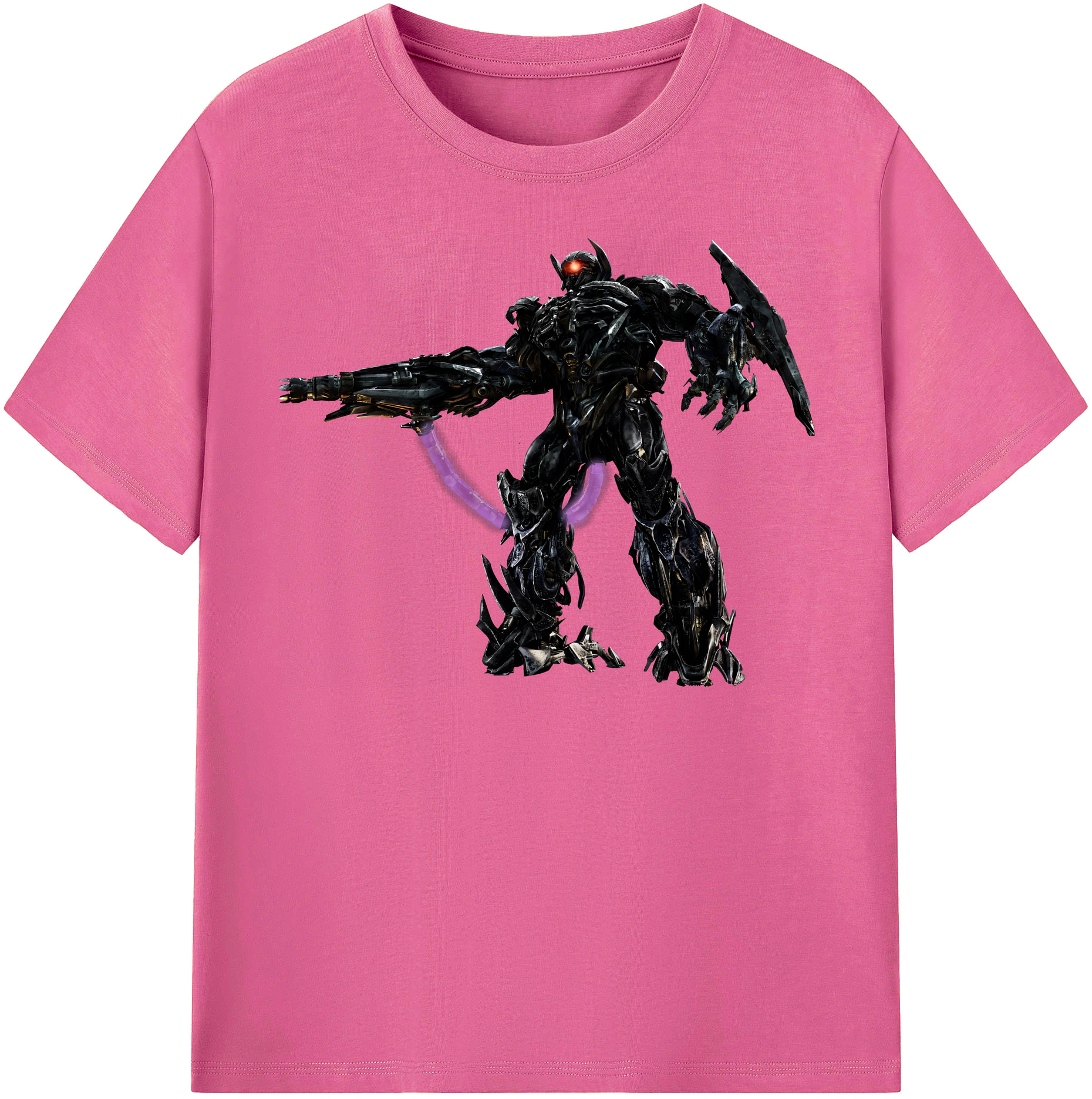 （画像用） Transformers トランスフォーマー レディースカジュアルプリントTシャツ（綿100％）