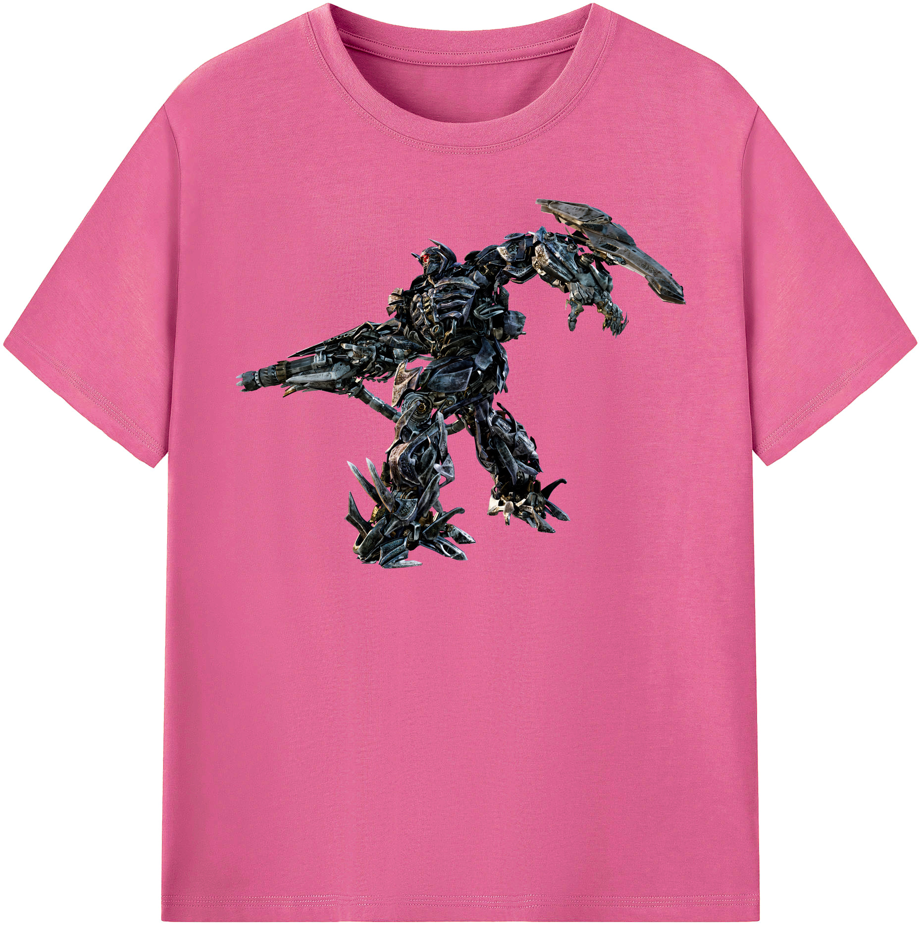 （画像用） Transformers トランスフォーマー レディースカジュアルプリントTシャツ（綿100％）