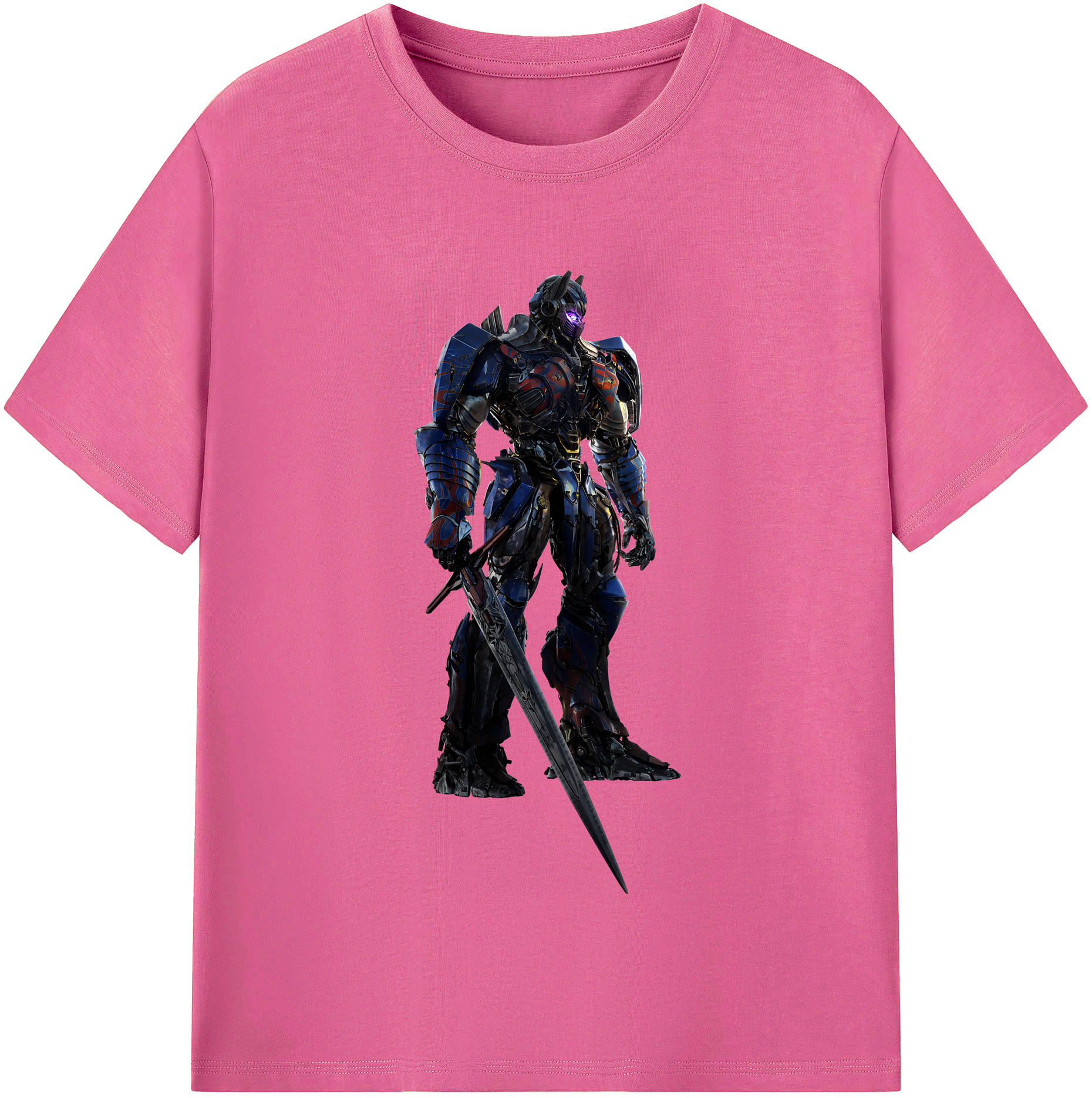 （画像用） Transformers トランスフォーマー レディースカジュアルプリントTシャツ（綿100％）