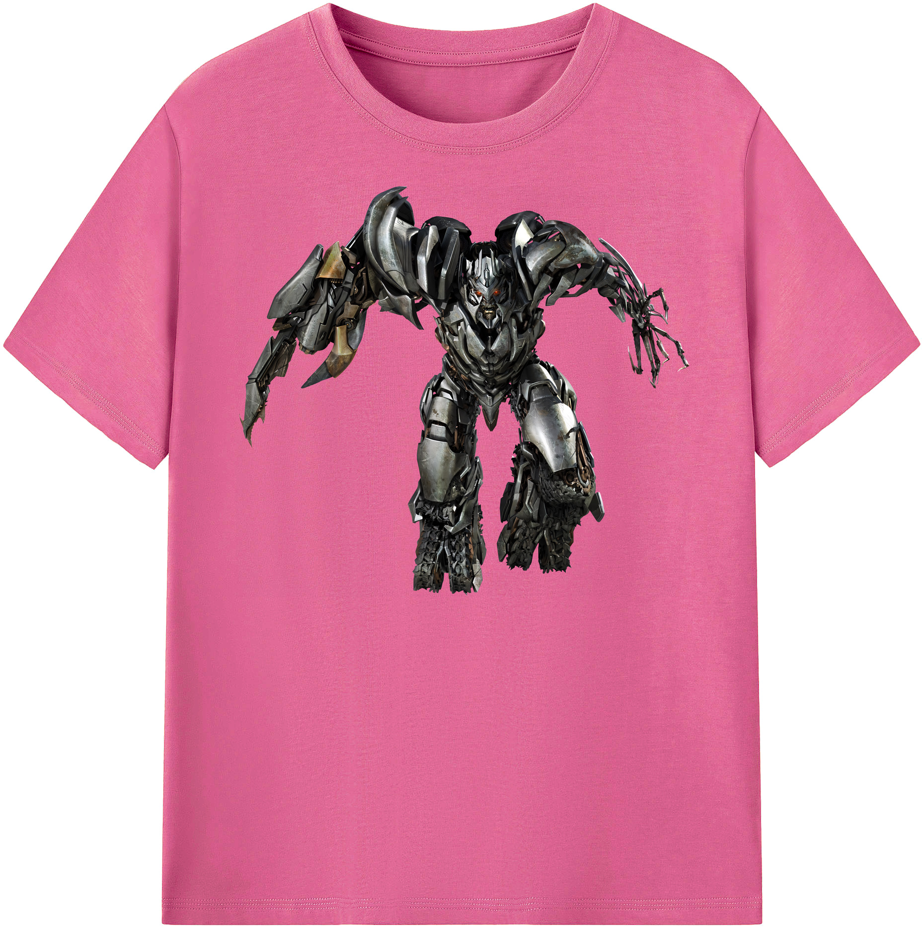 （画像用） Transformers トランスフォーマー レディースカジュアルプリントTシャツ（綿100％）