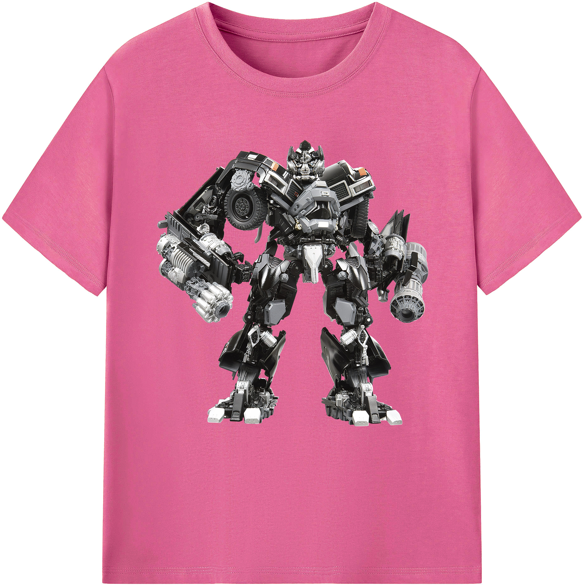 （画像用） Transformers トランスフォーマー レディースカジュアルプリントTシャツ（綿100％）