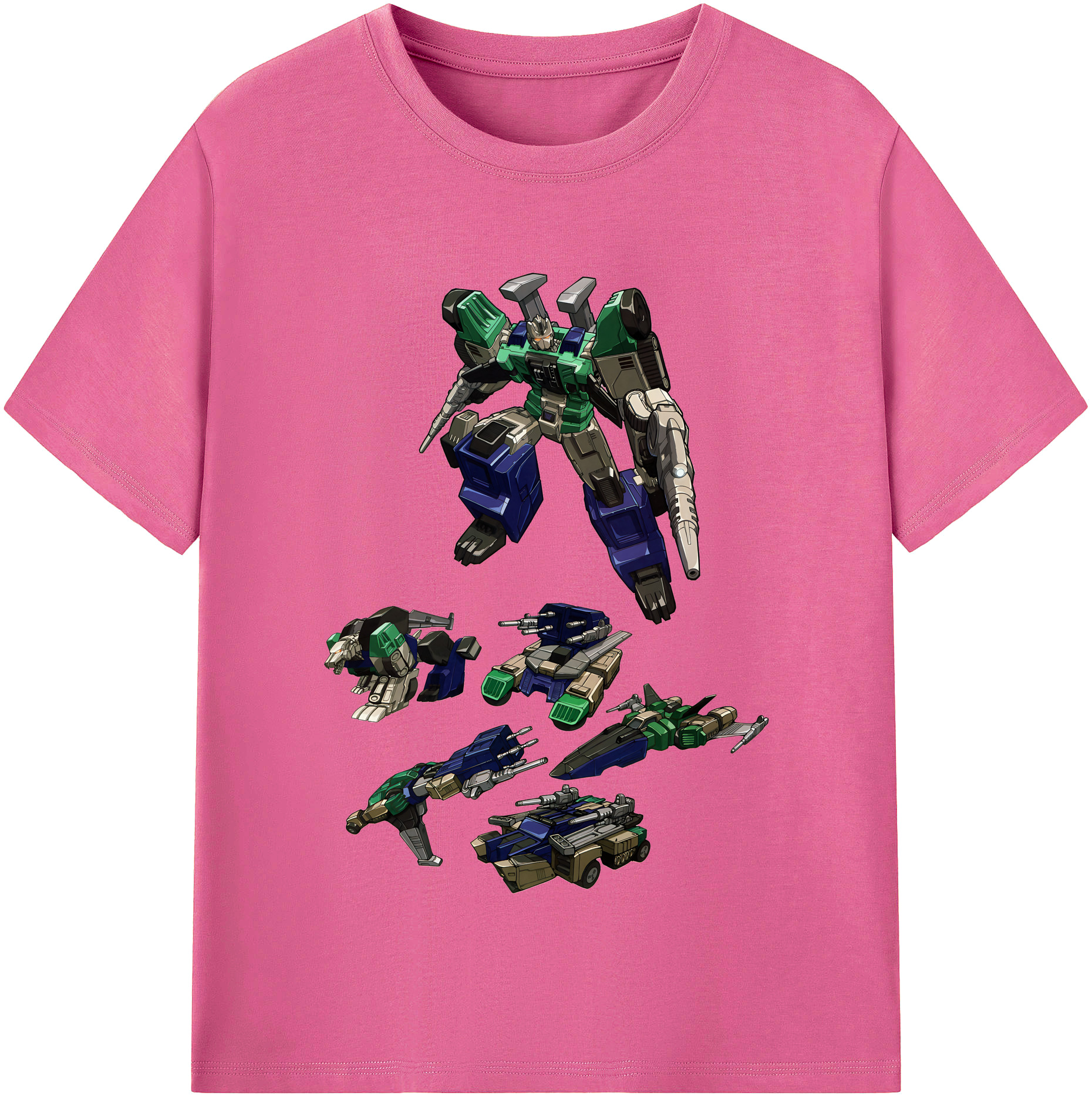（画像用） Transformers トランスフォーマー レディースカジュアルプリントTシャツ（綿100％）