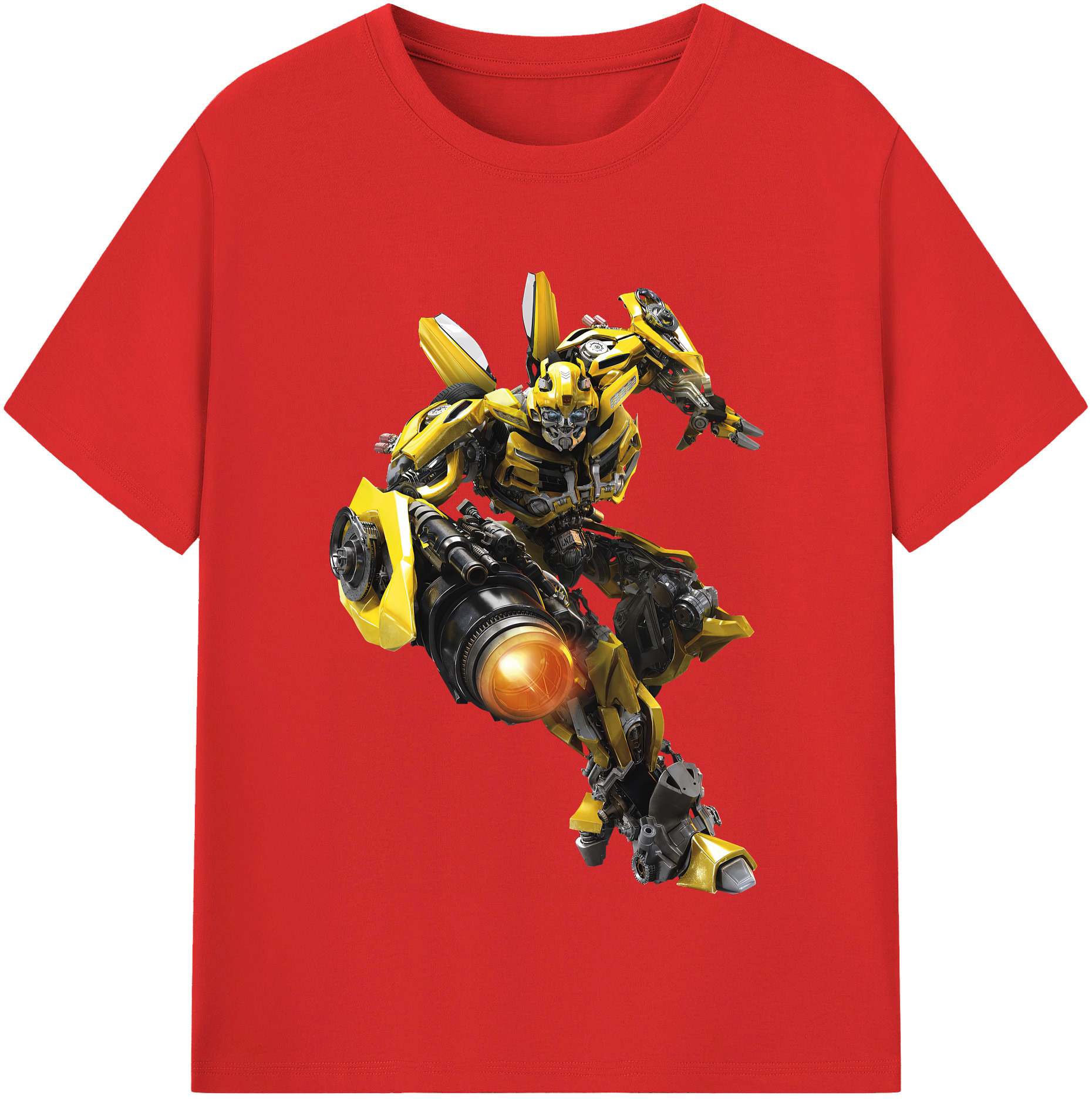 （画像用） Transformers トランスフォーマー レディースカジュアルプリントTシャツ（綿100％）