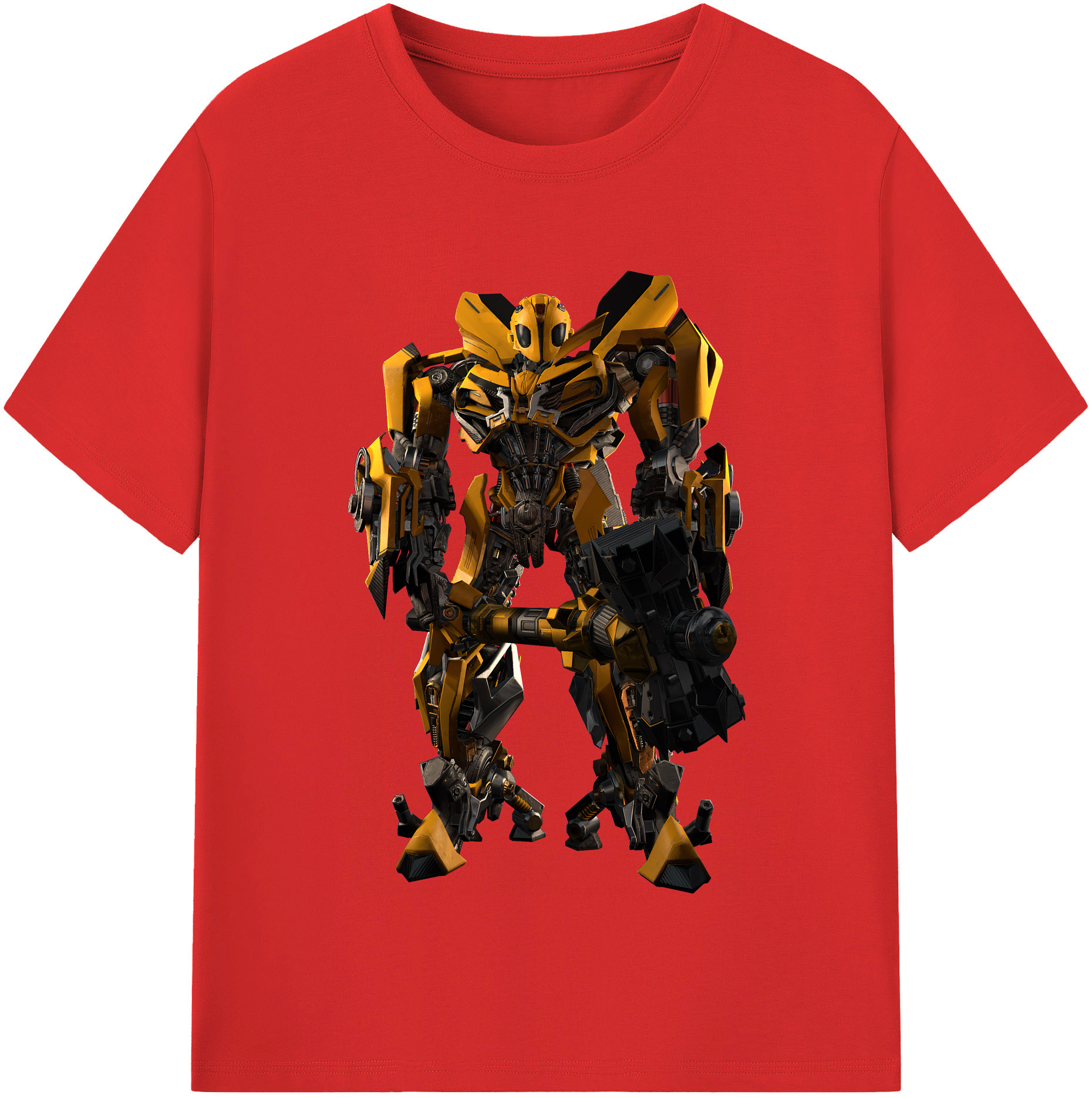 （画像用） Transformers トランスフォーマー レディースカジュアルプリントTシャツ（綿100％）
