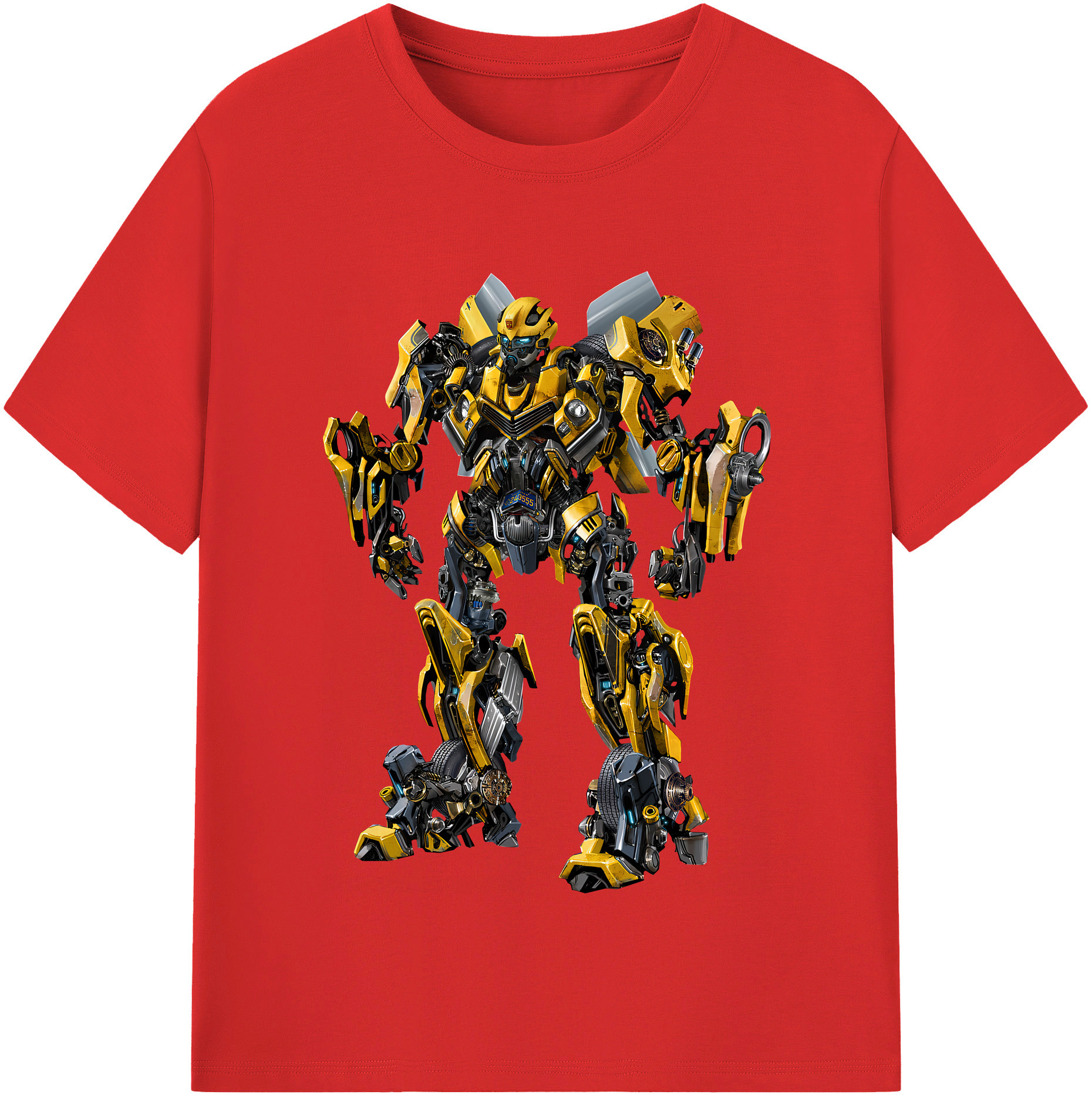 （画像用） Transformers トランスフォーマー レディースカジュアルプリントTシャツ（綿100％）