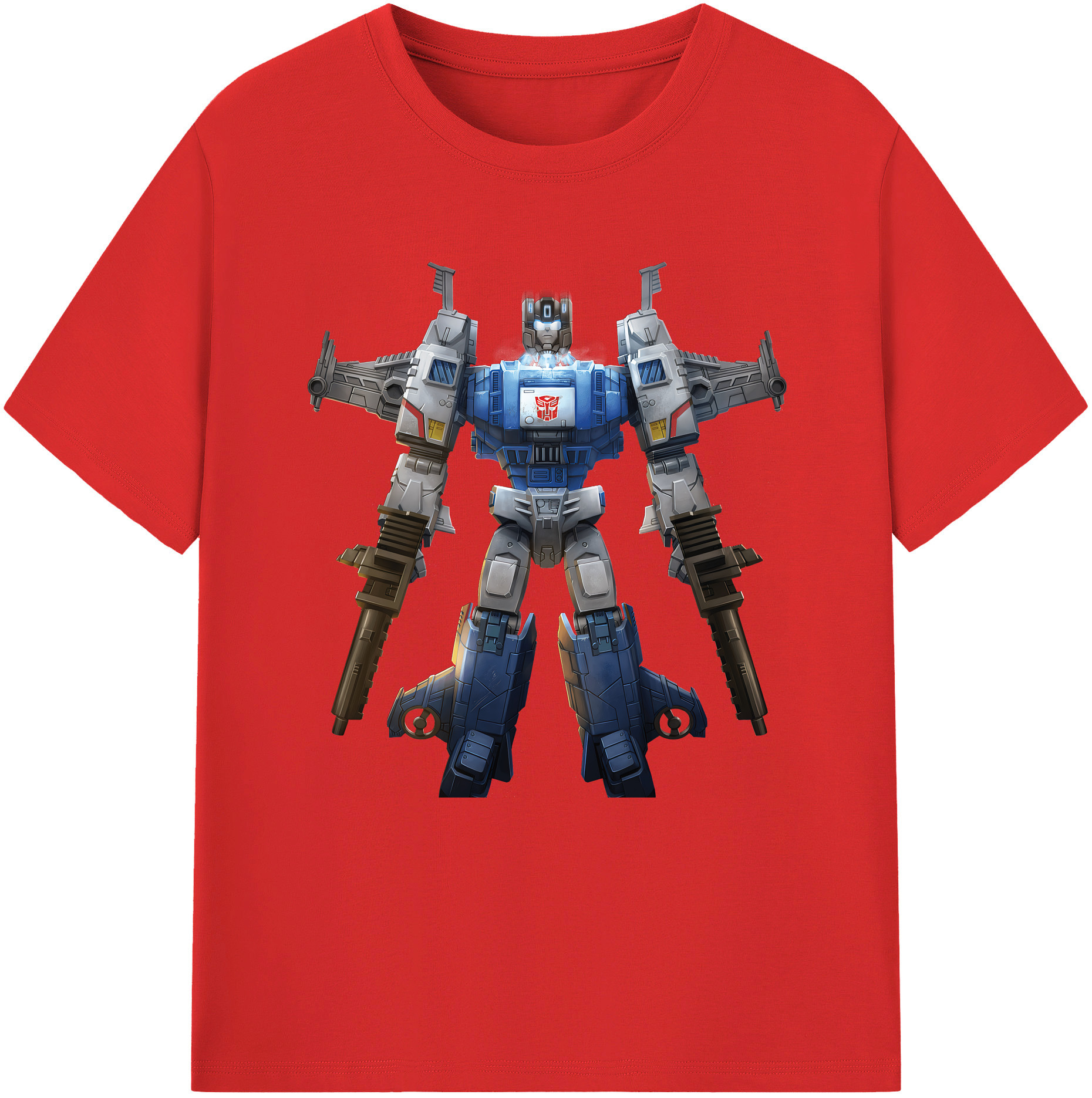 （画像用） Transformers トランスフォーマー レディースカジュアルプリントTシャツ（綿100％）