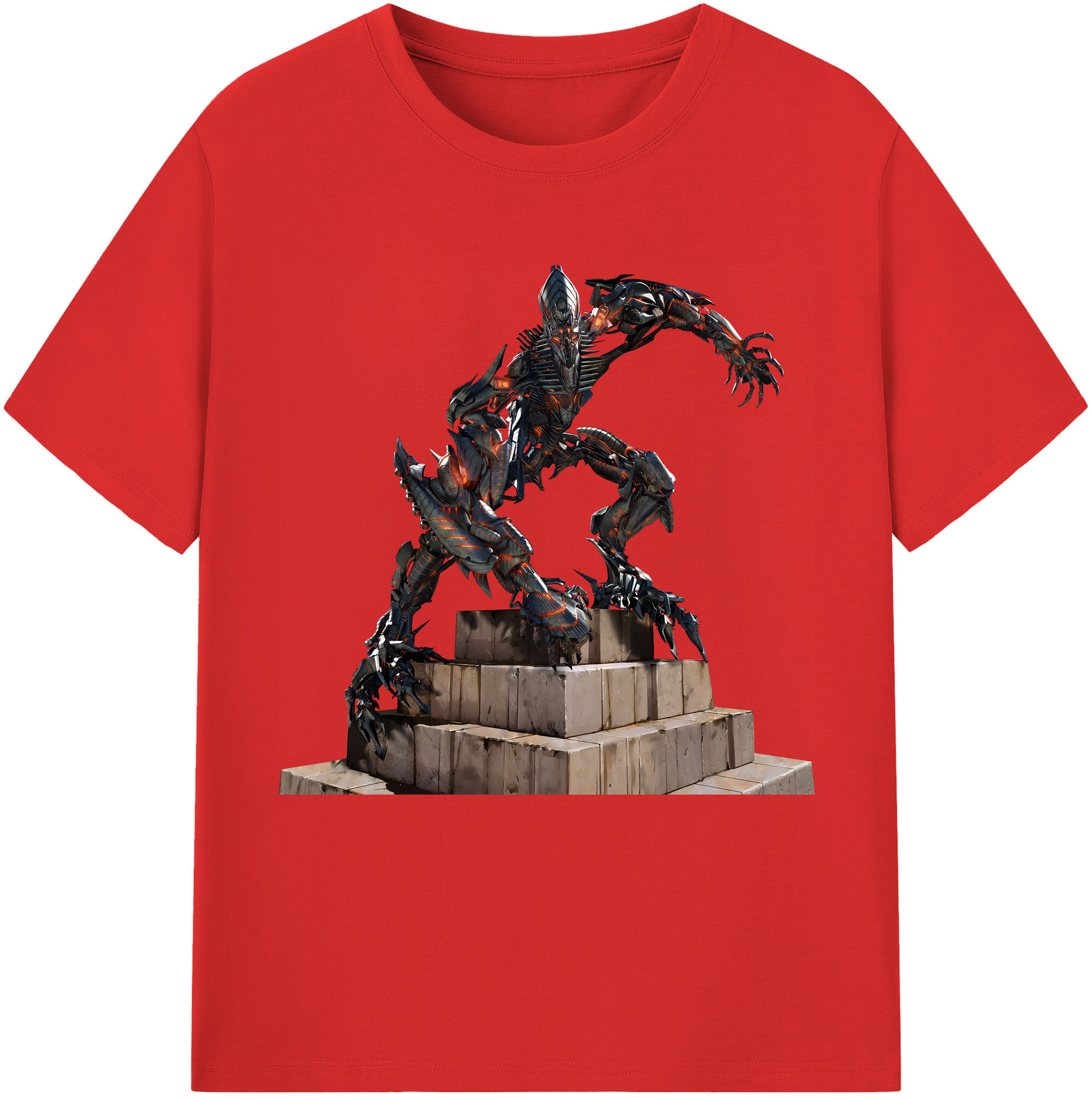 （画像用） Transformers トランスフォーマー レディースカジュアルプリントTシャツ（綿100％）