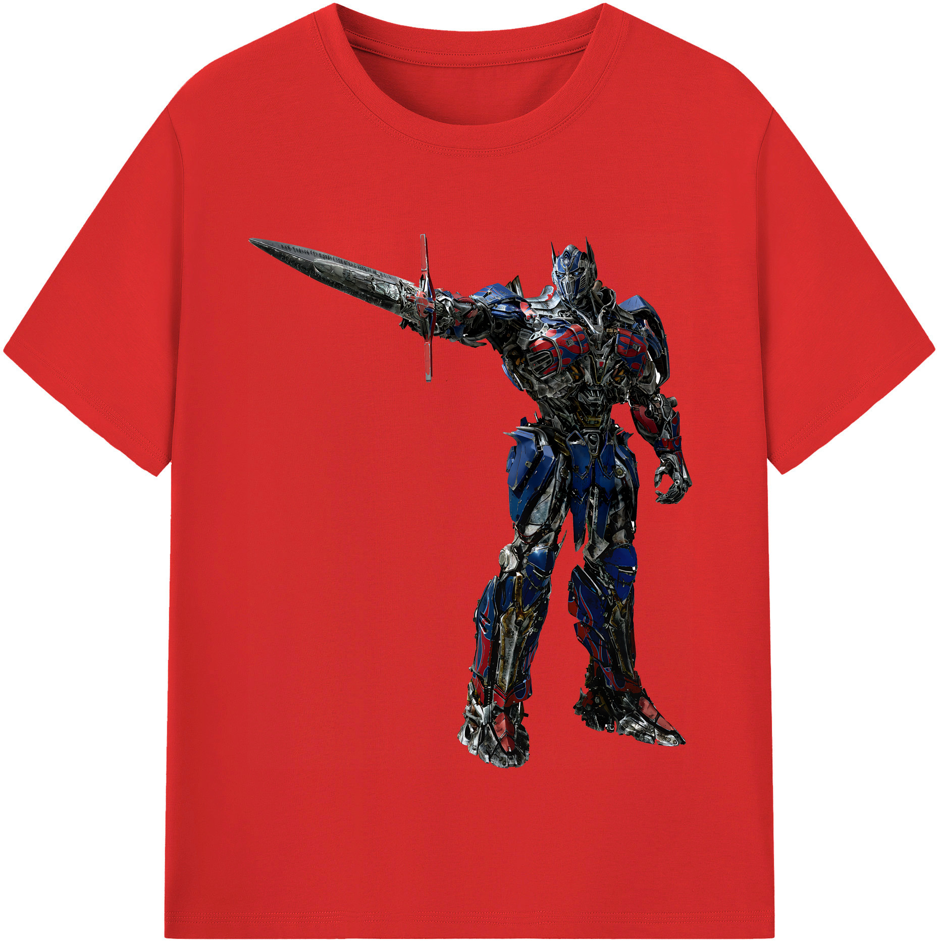 （画像用） Transformers トランスフォーマー レディースカジュアルプリントTシャツ（綿100％）