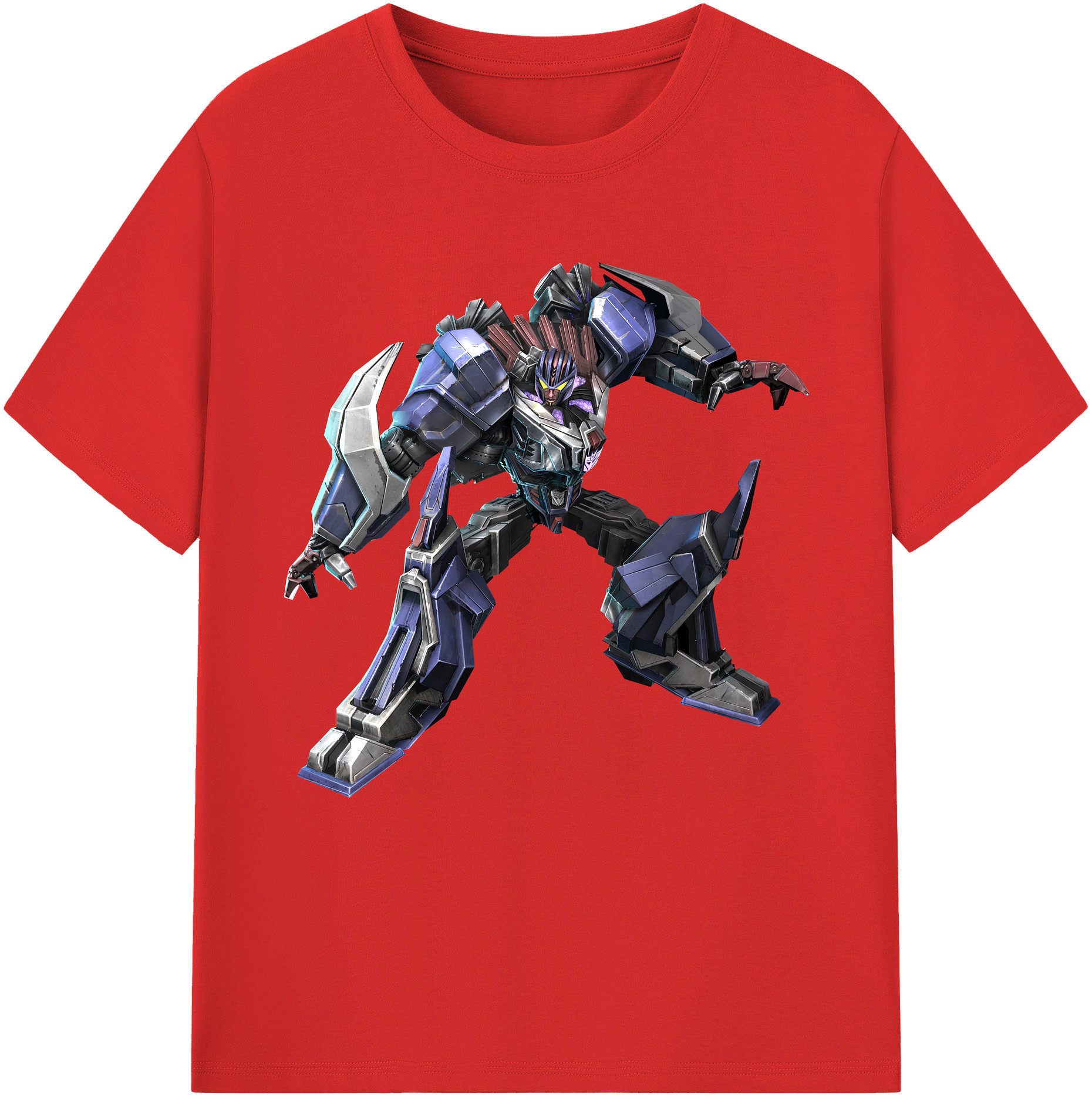 （画像用） Transformers トランスフォーマー レディースカジュアルプリントTシャツ（綿100％）
