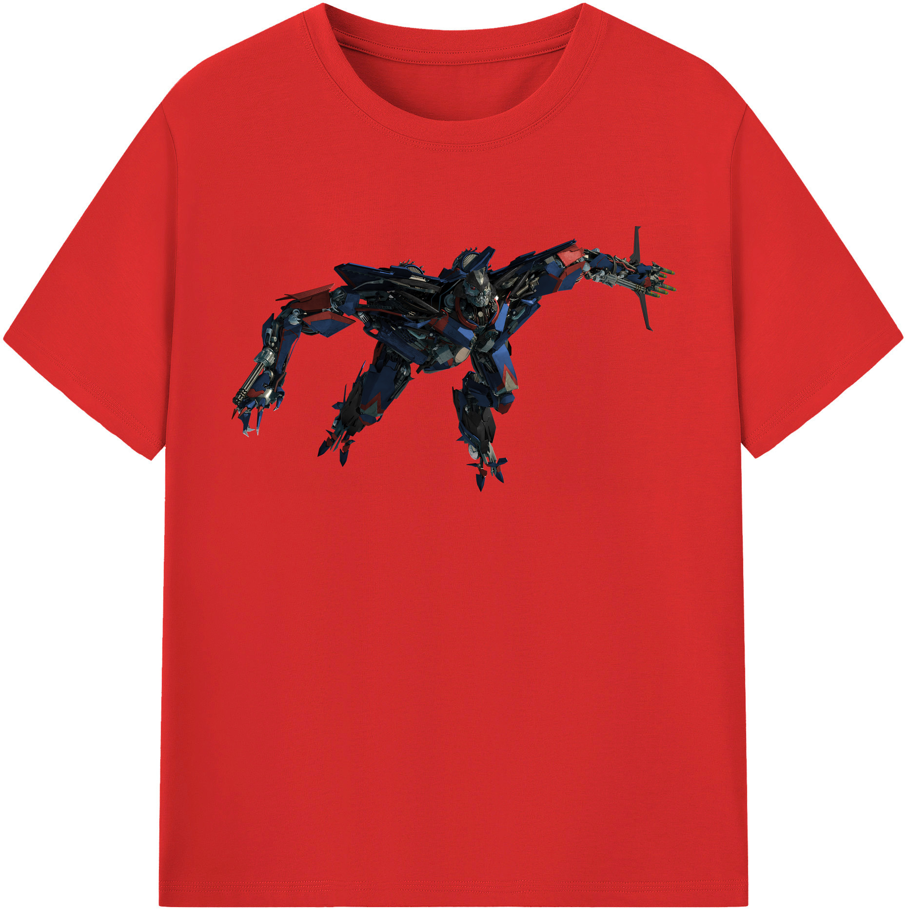 （画像用） Transformers トランスフォーマー レディースカジュアルプリントTシャツ（綿100％）