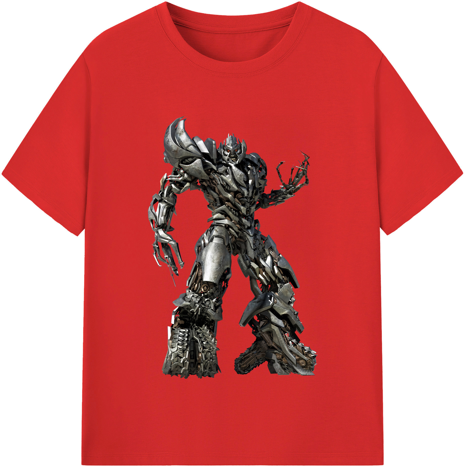 （画像用） Transformers トランスフォーマー レディースカジュアルプリントTシャツ（綿100％）