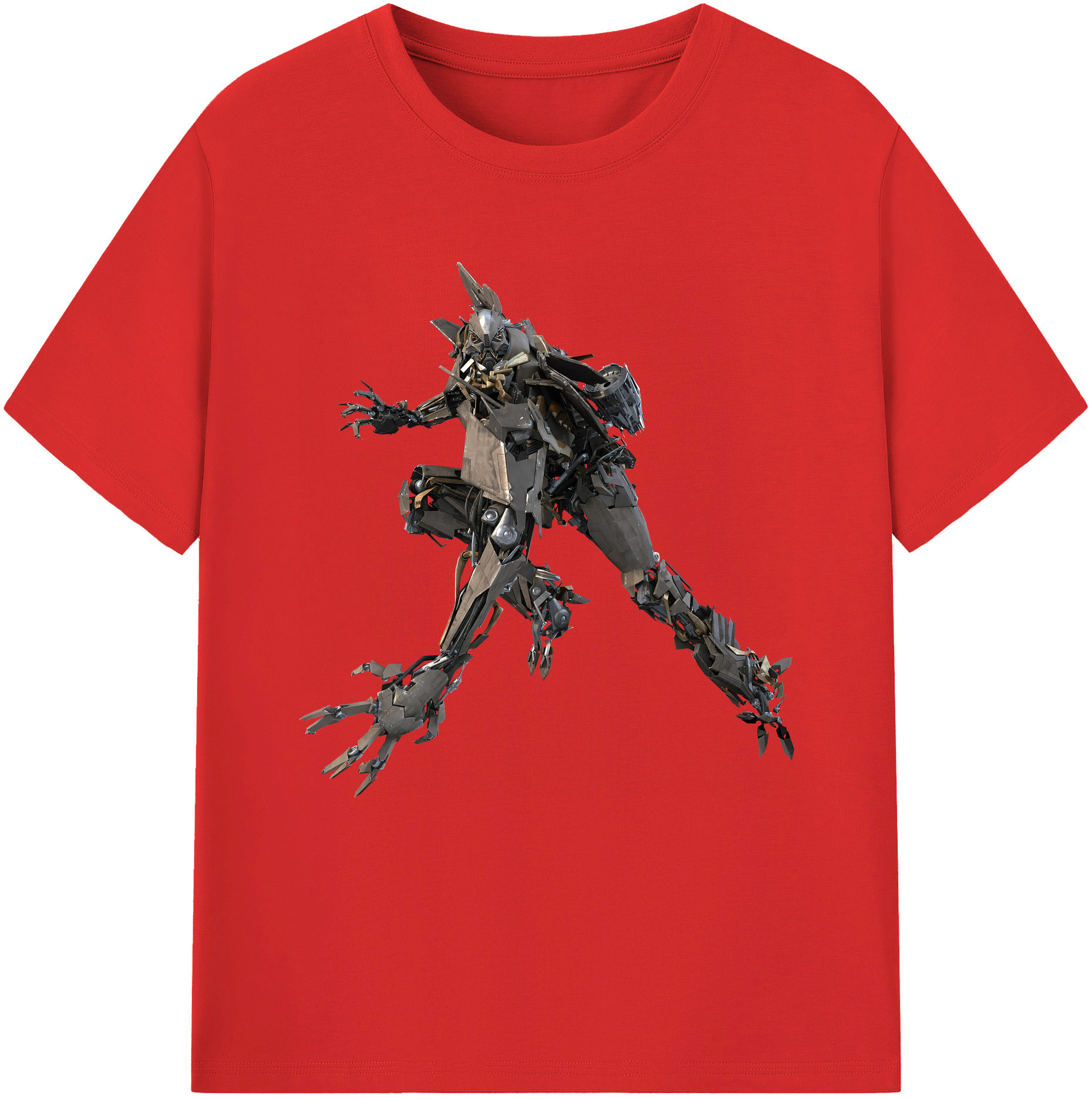 （画像用） Transformers トランスフォーマー レディースカジュアルプリントTシャツ（綿100％）