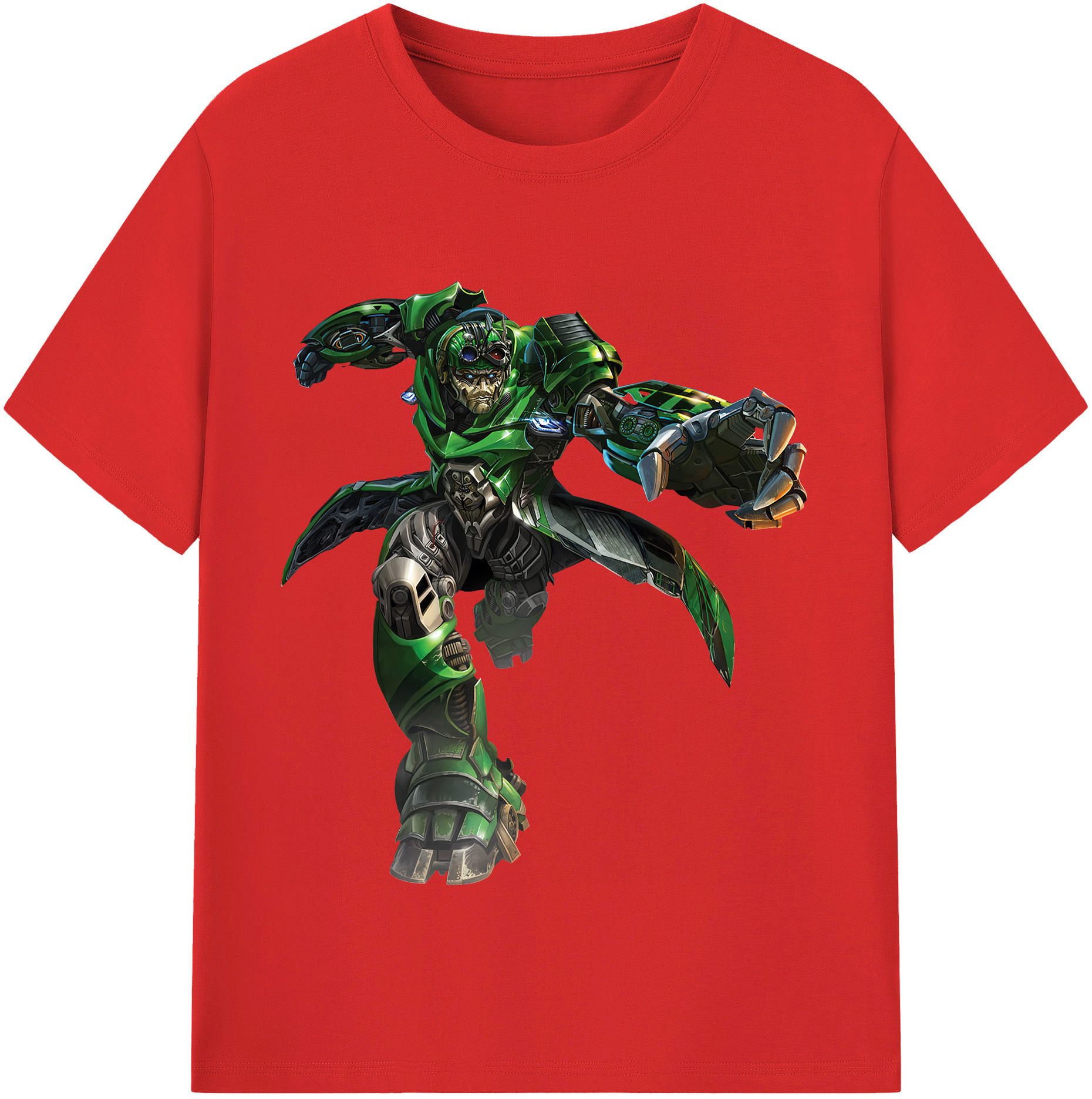 （画像用） Transformers トランスフォーマー レディースカジュアルプリントTシャツ（綿100％）