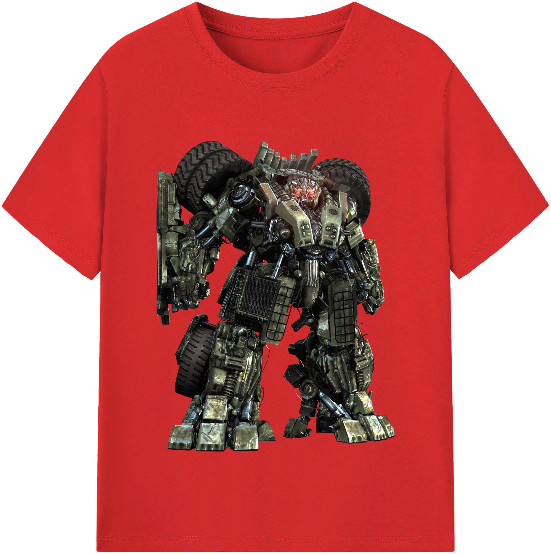 （画像用） Transformers トランスフォーマー レディースカジュアルプリントTシャツ（綿100％）