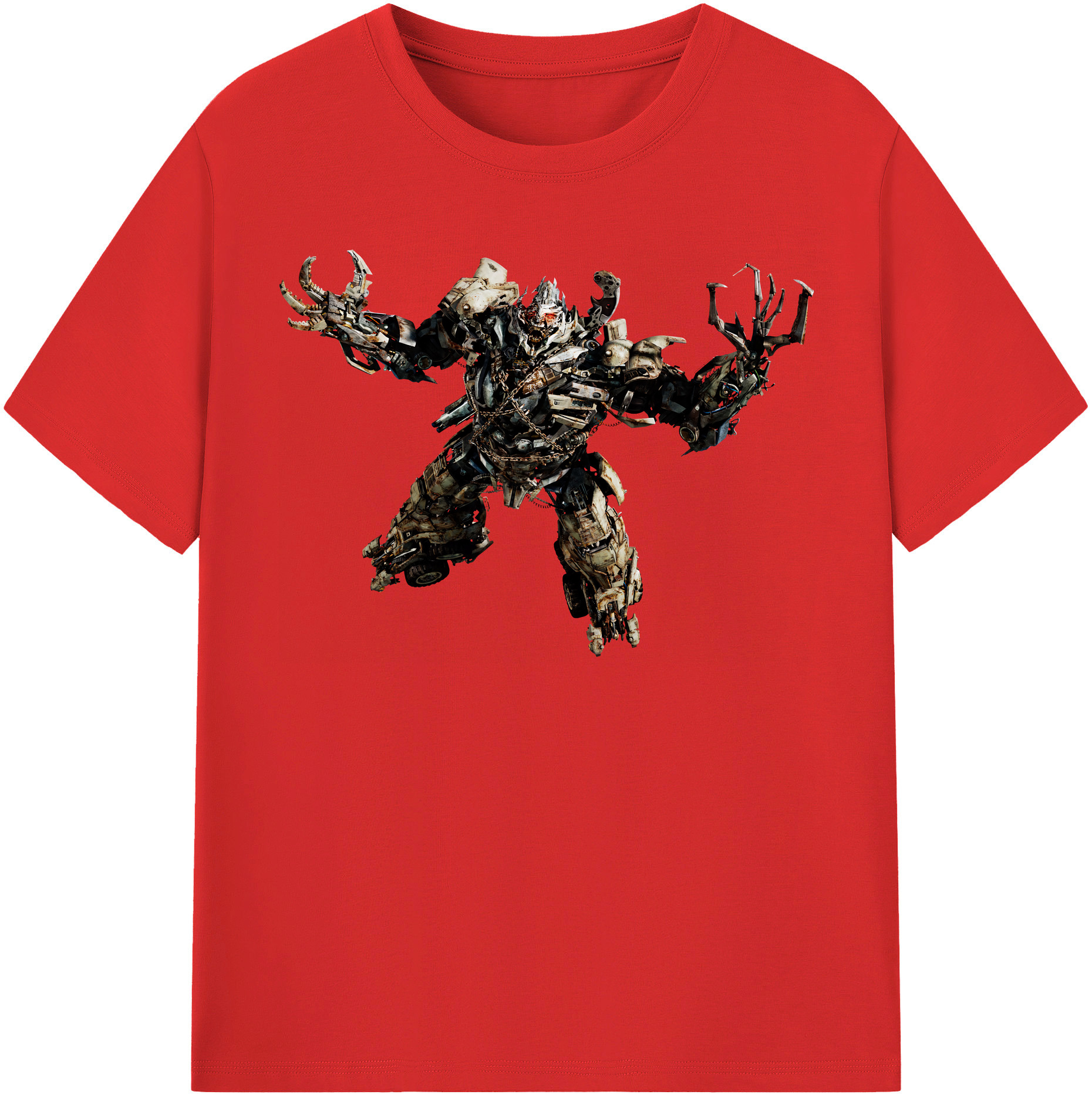 （画像用） Transformers トランスフォーマー レディースカジュアルプリントTシャツ（綿100％）