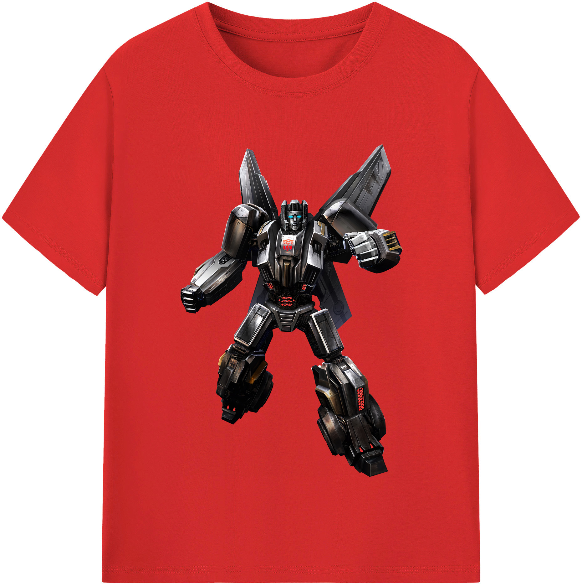 （画像用） Transformers トランスフォーマー レディースカジュアルプリントTシャツ（綿100％）