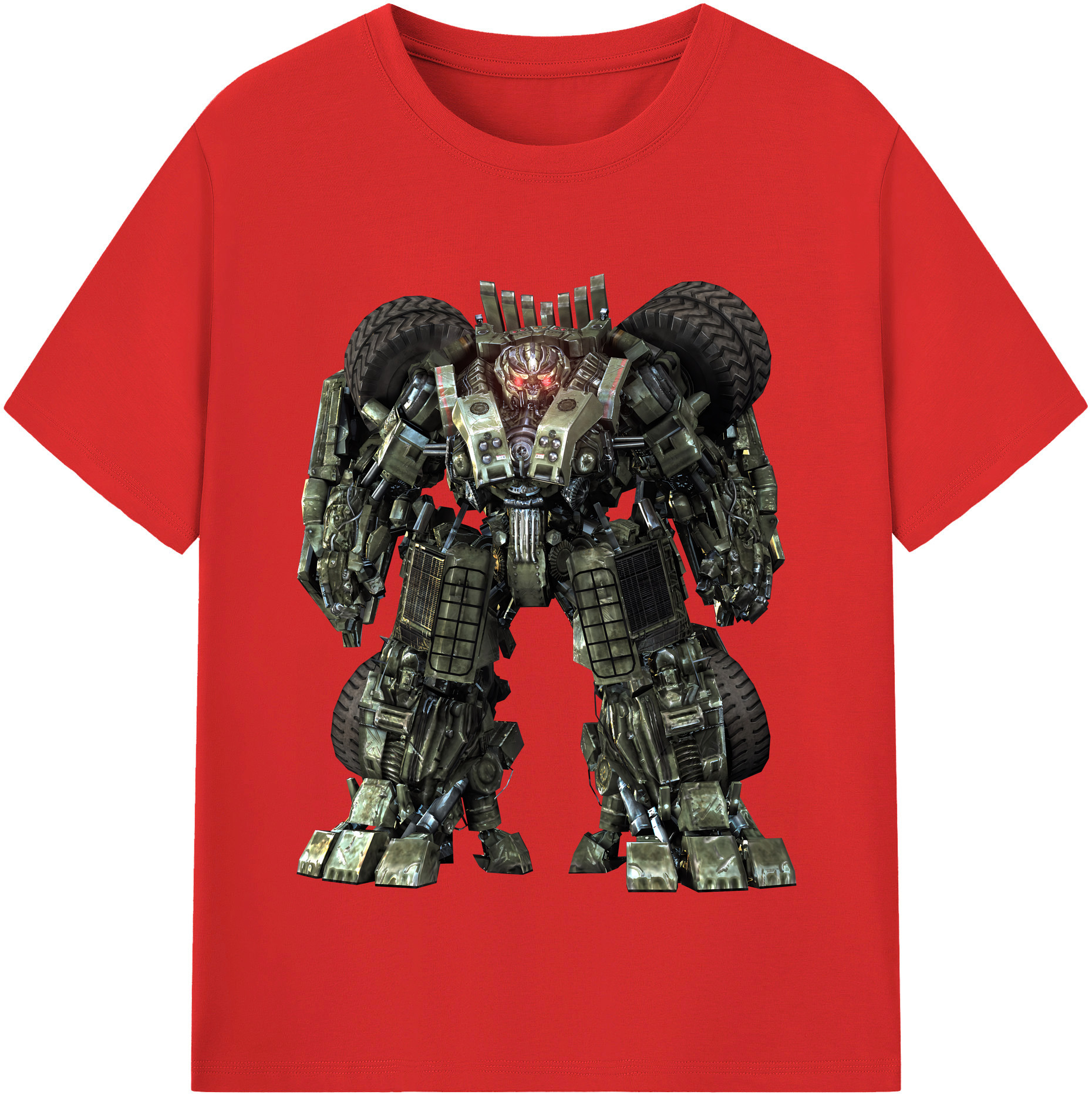 （画像用） Transformers トランスフォーマー レディースカジュアルプリントTシャツ（綿100％）