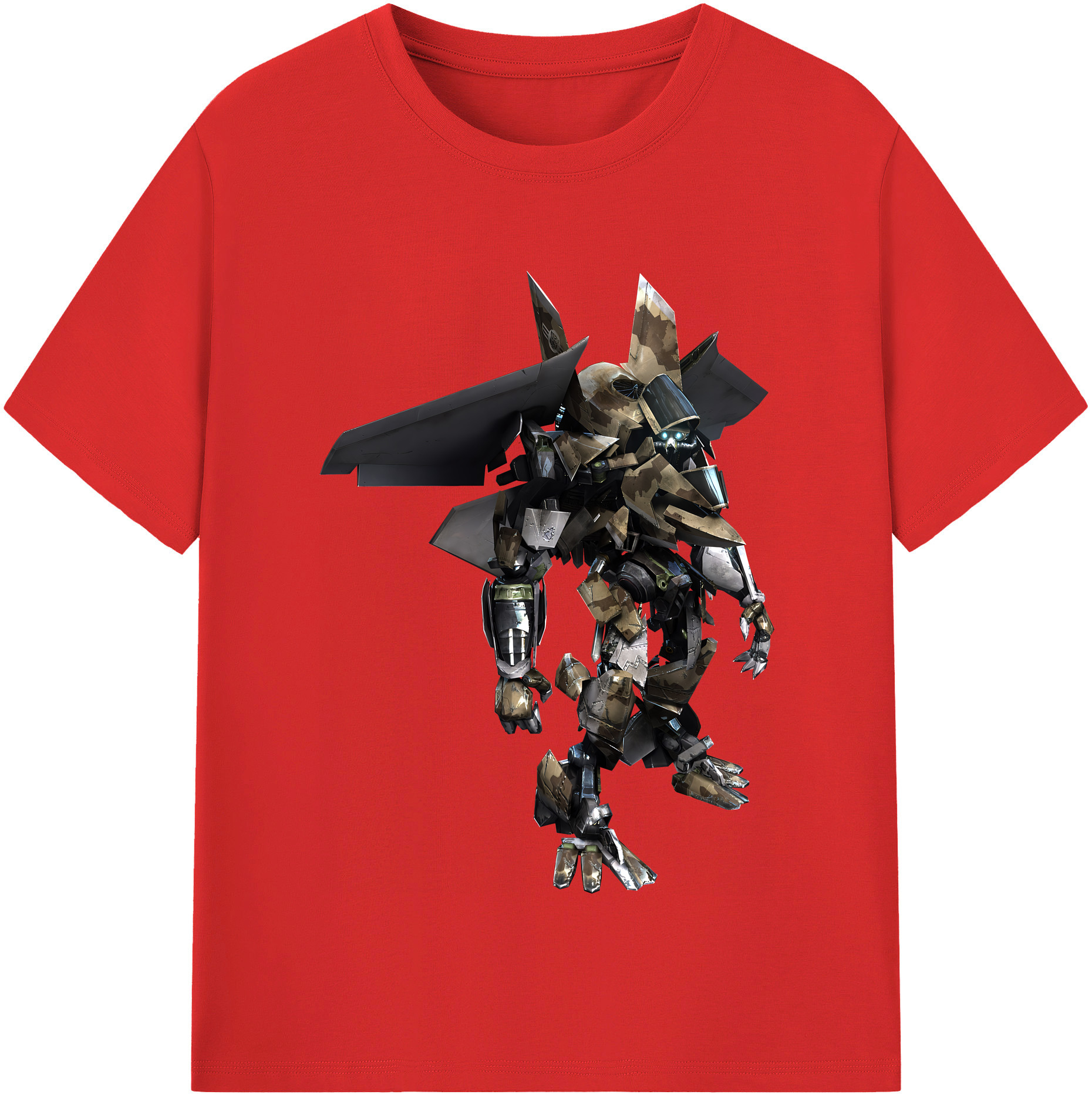 （画像用） Transformers トランスフォーマー レディースカジュアルプリントTシャツ（綿100％）