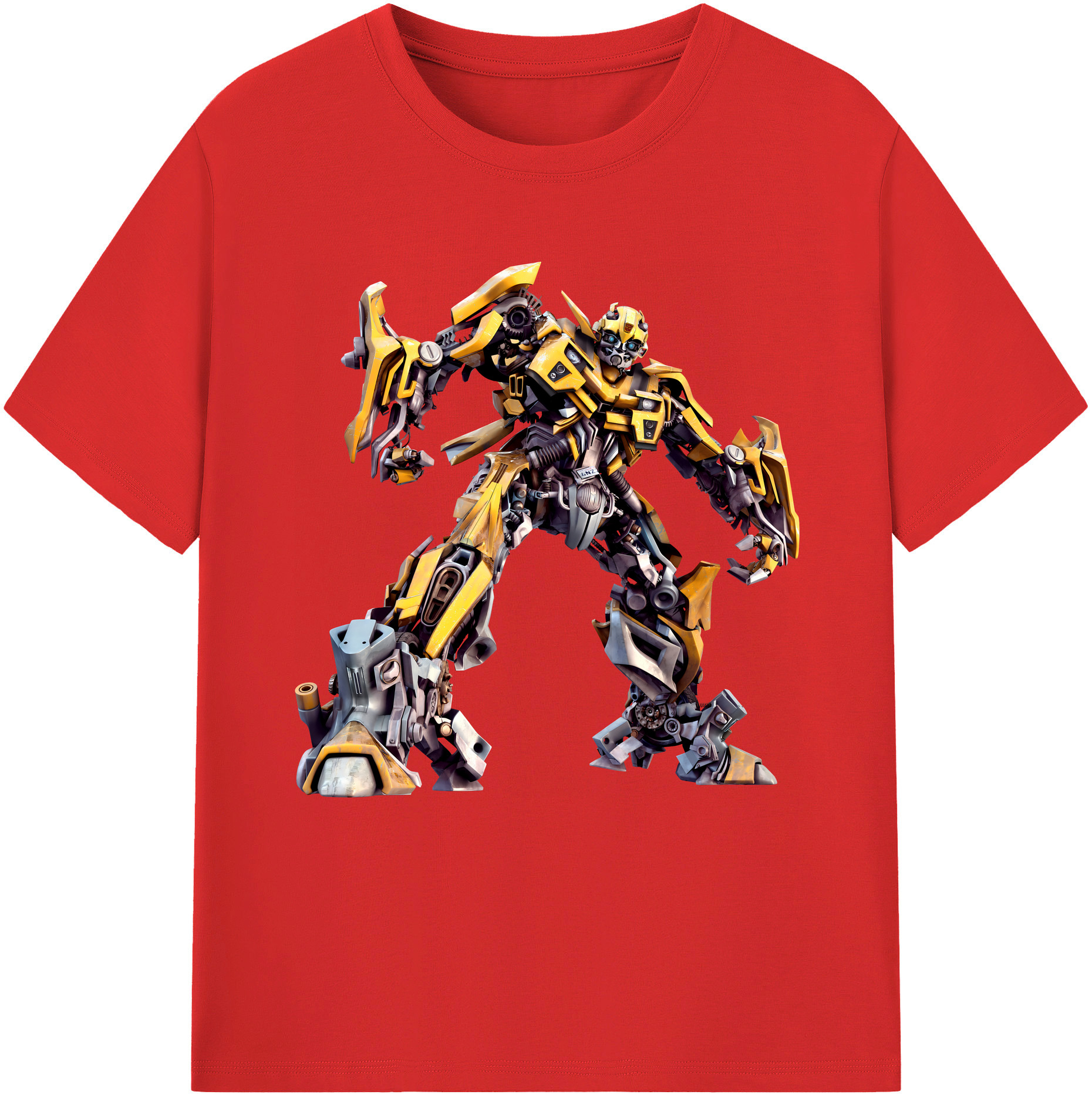 （画像用） Transformers トランスフォーマー レディースカジュアルプリントTシャツ（綿100％）