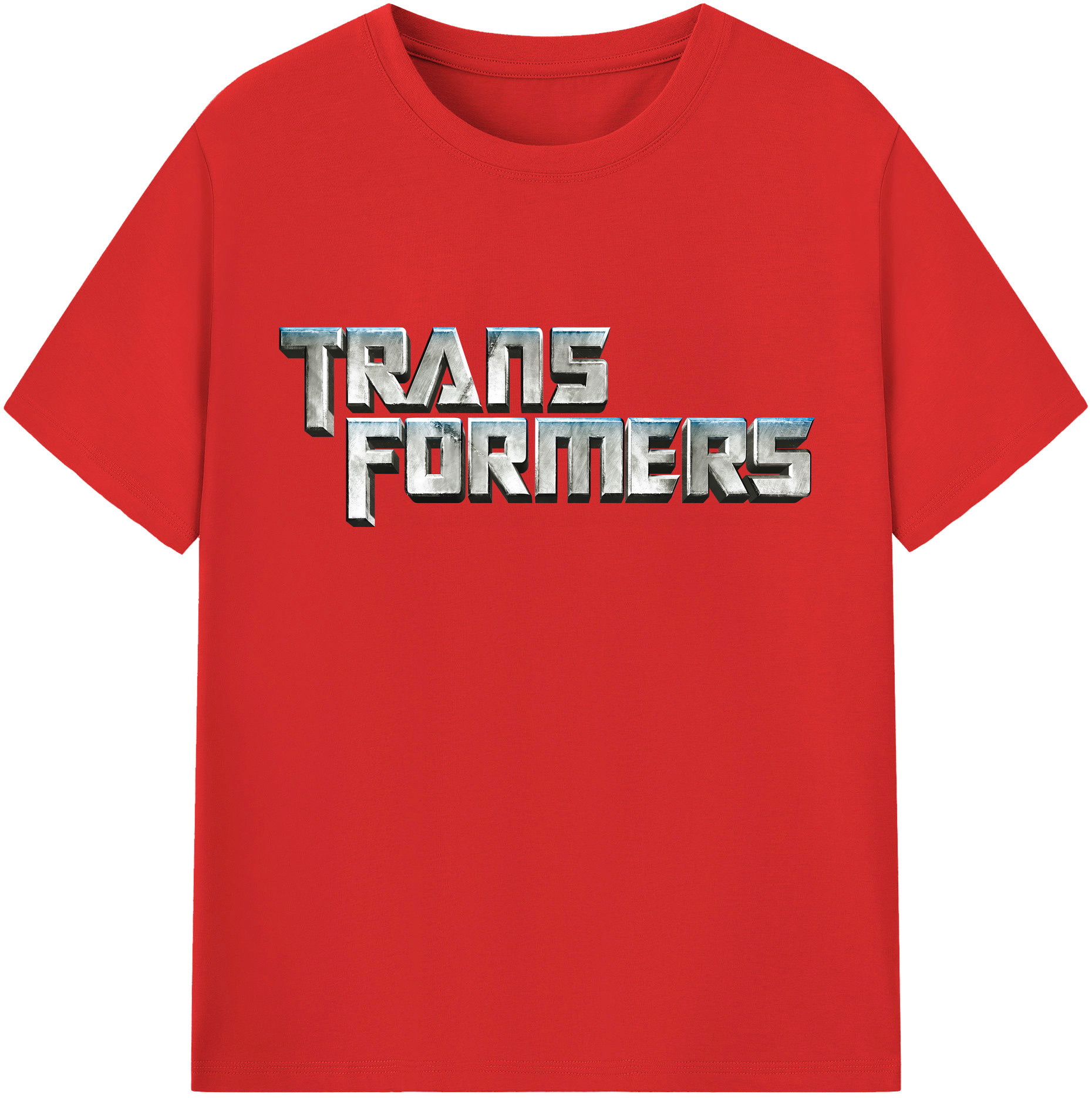 （画像用） Transformers トランスフォーマー レディースカジュアルプリントTシャツ（綿100％）