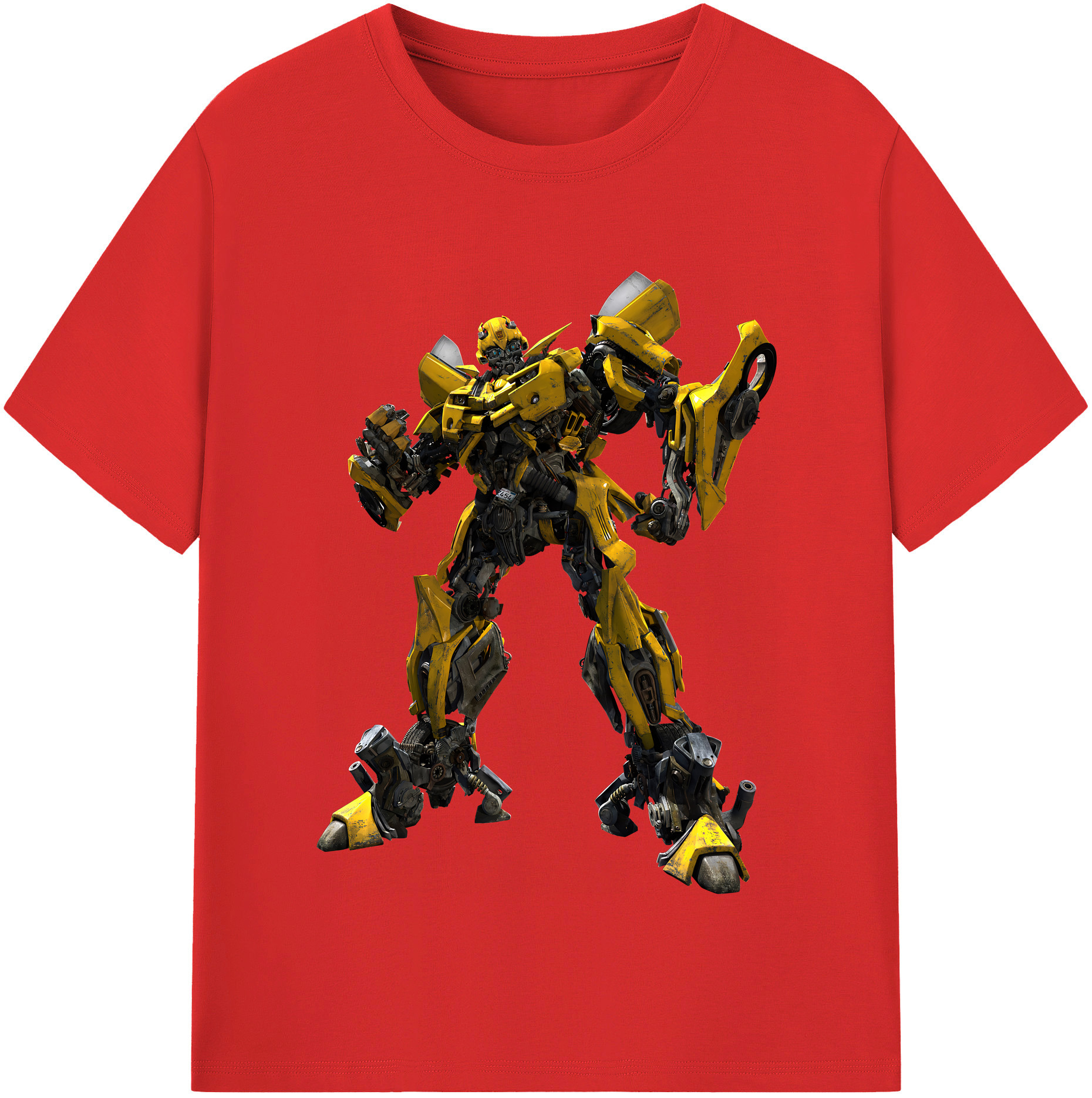 （画像用） Transformers トランスフォーマー レディースカジュアルプリントTシャツ（綿100％）
