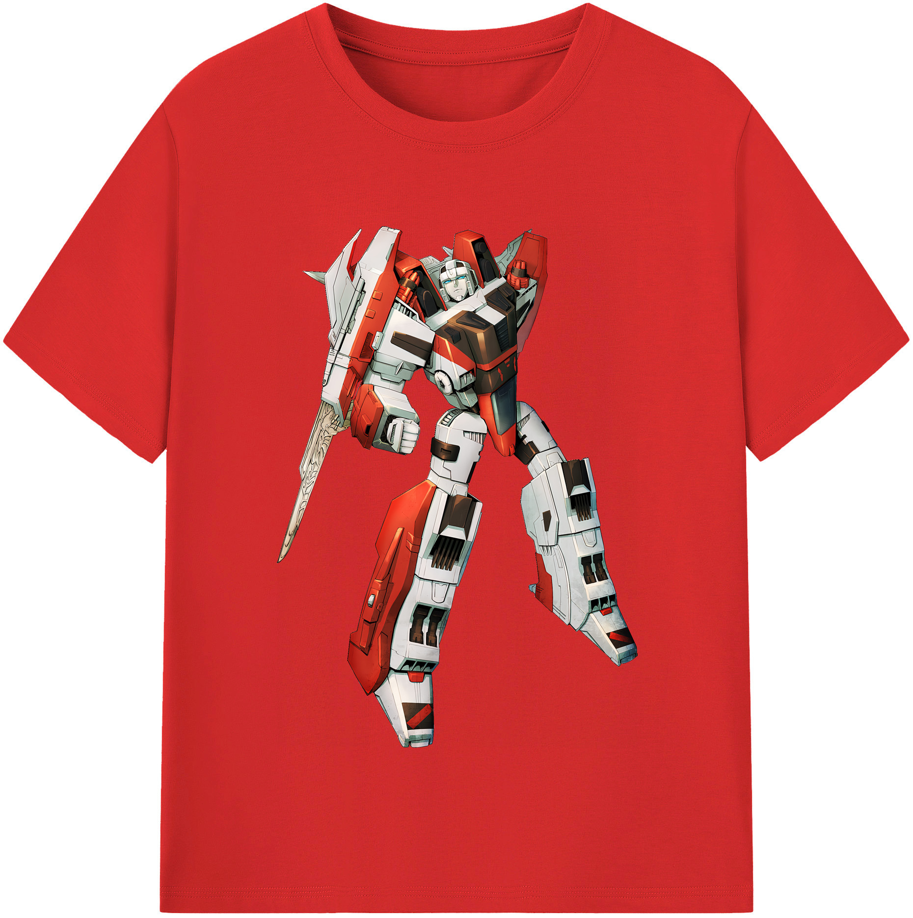 （画像用） Transformers トランスフォーマー レディースカジュアルプリントTシャツ（綿100％）