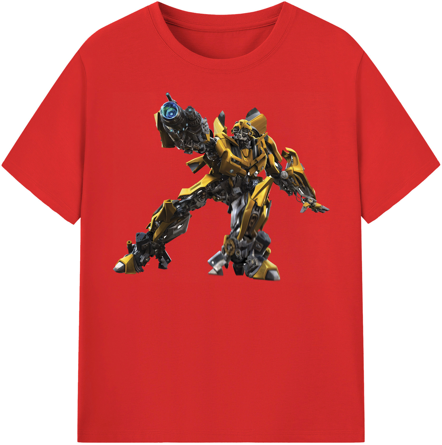 （画像用） Transformers トランスフォーマー レディースカジュアルプリントTシャツ（綿100％）