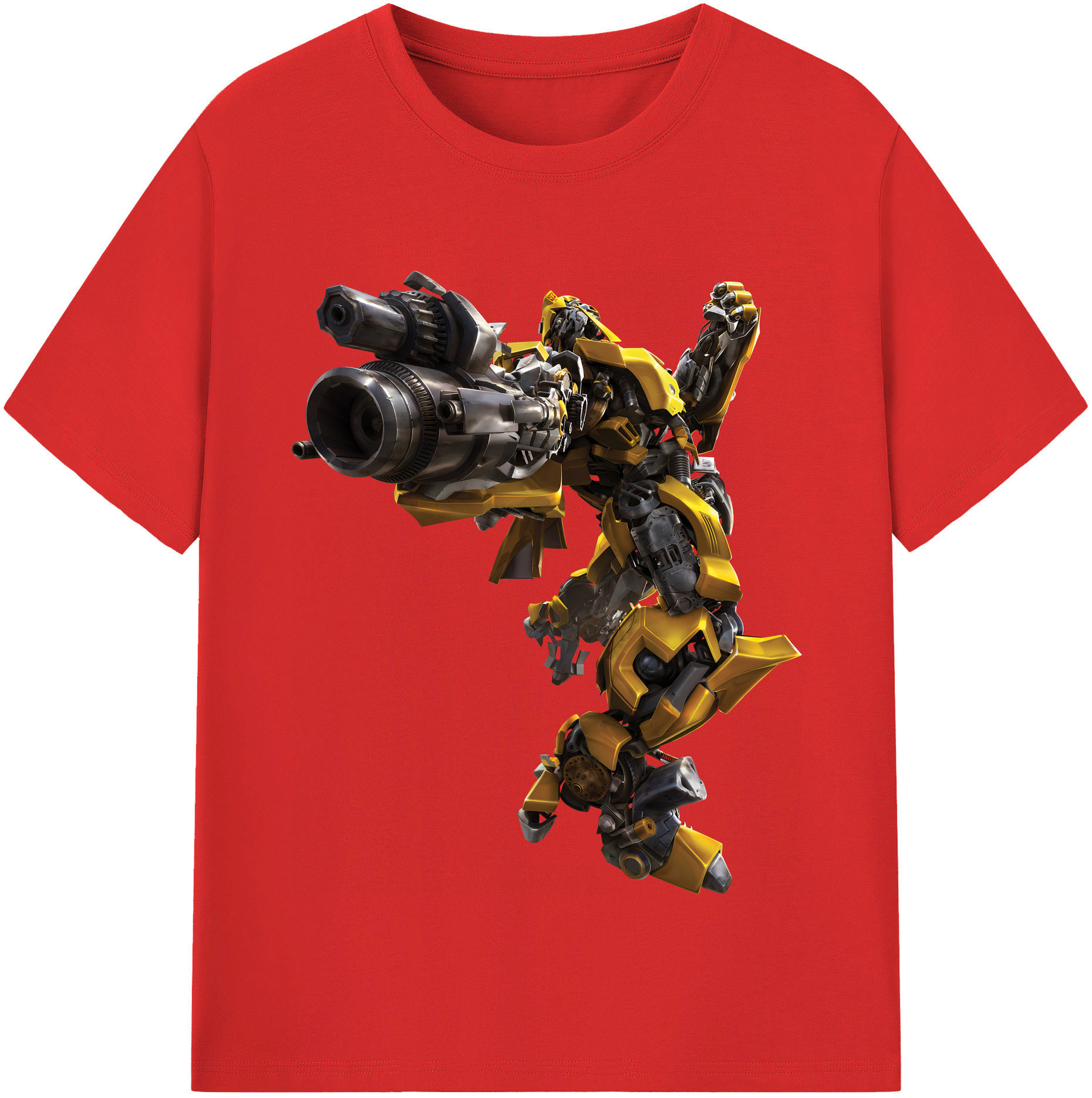（画像用） Transformers トランスフォーマー レディースカジュアルプリントTシャツ（綿100％）