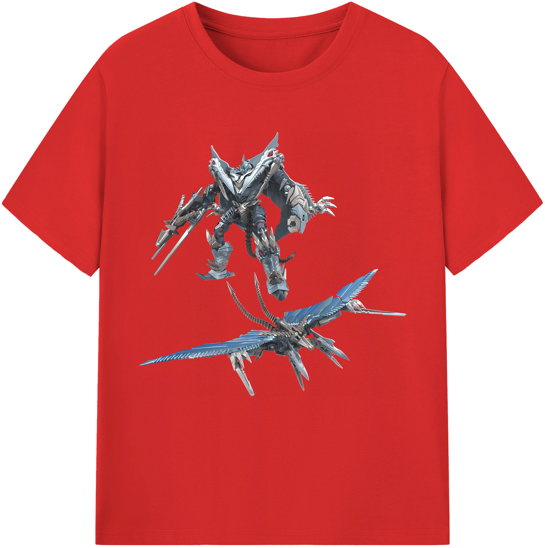 （画像用） Transformers トランスフォーマー レディースカジュアルプリントTシャツ（綿100％）