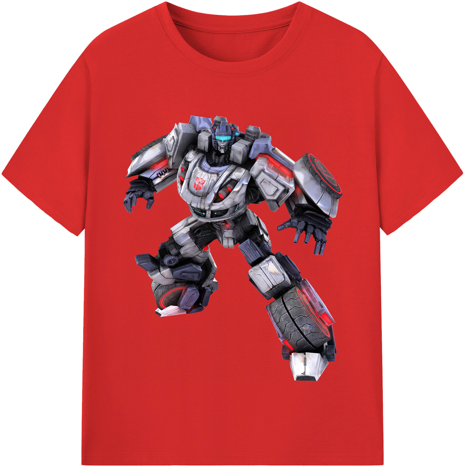 （画像用） Transformers トランスフォーマー レディースカジュアルプリントTシャツ（綿100％）
