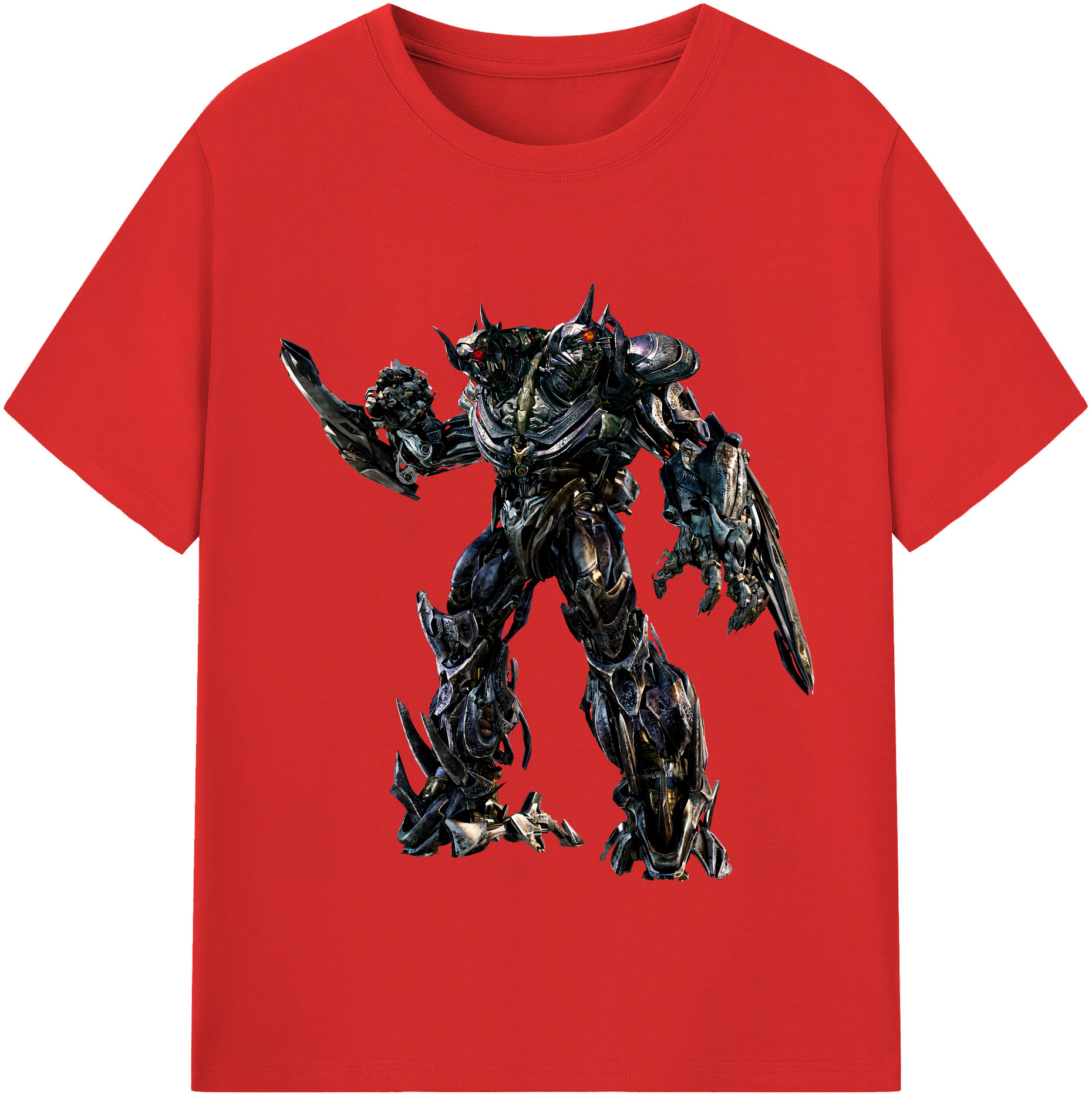 （画像用） Transformers トランスフォーマー レディースカジュアルプリントTシャツ（綿100％）