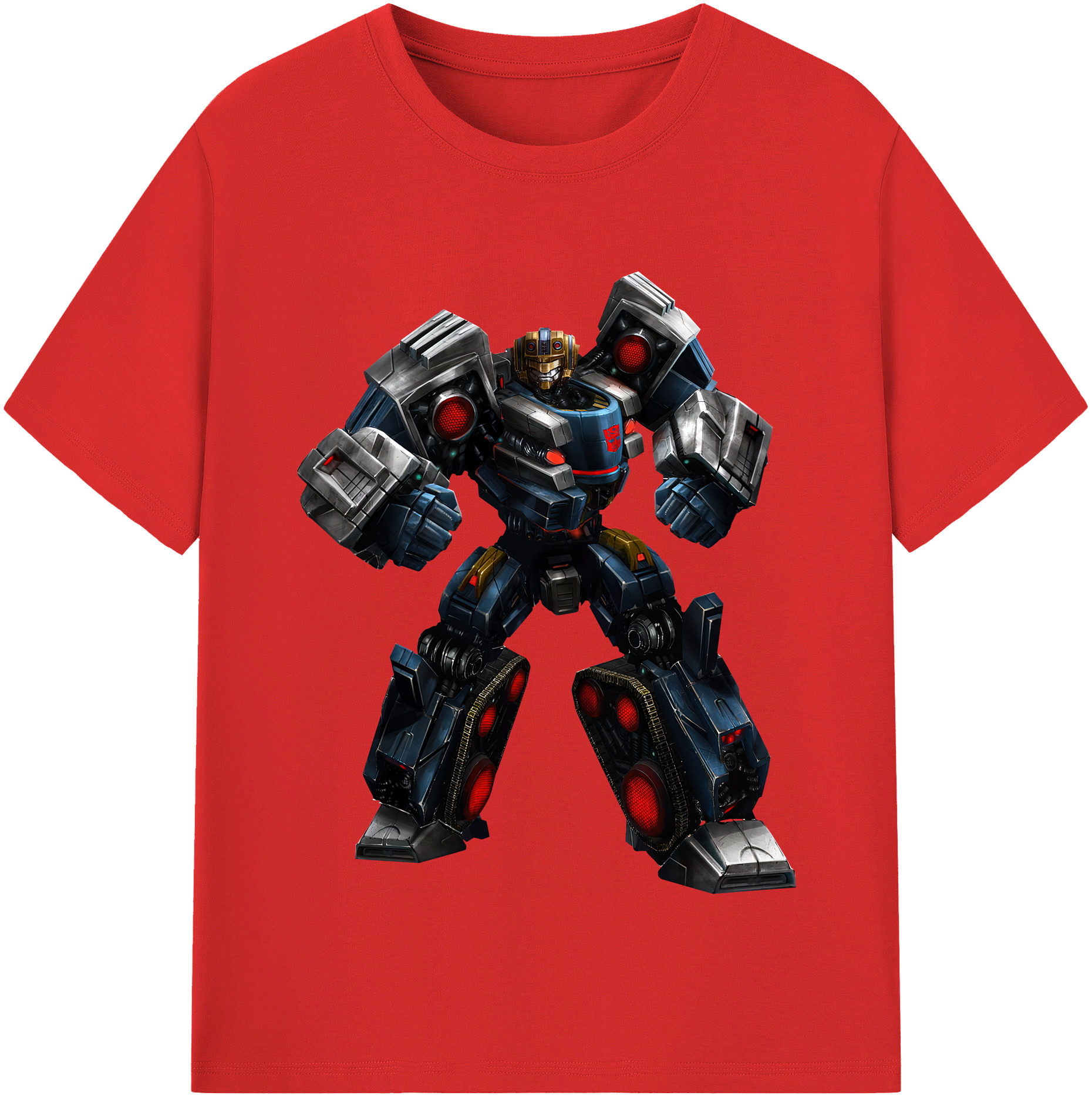 （画像用） Transformers トランスフォーマー レディースカジュアルプリントTシャツ（綿100％）