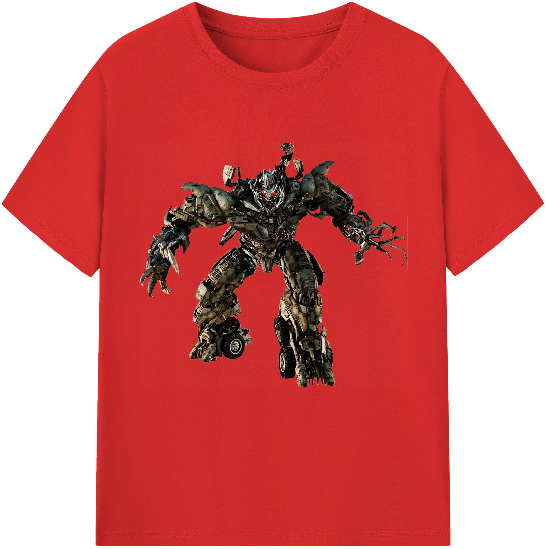 （画像用） Transformers トランスフォーマー レディースカジュアルプリントTシャツ（綿100％）