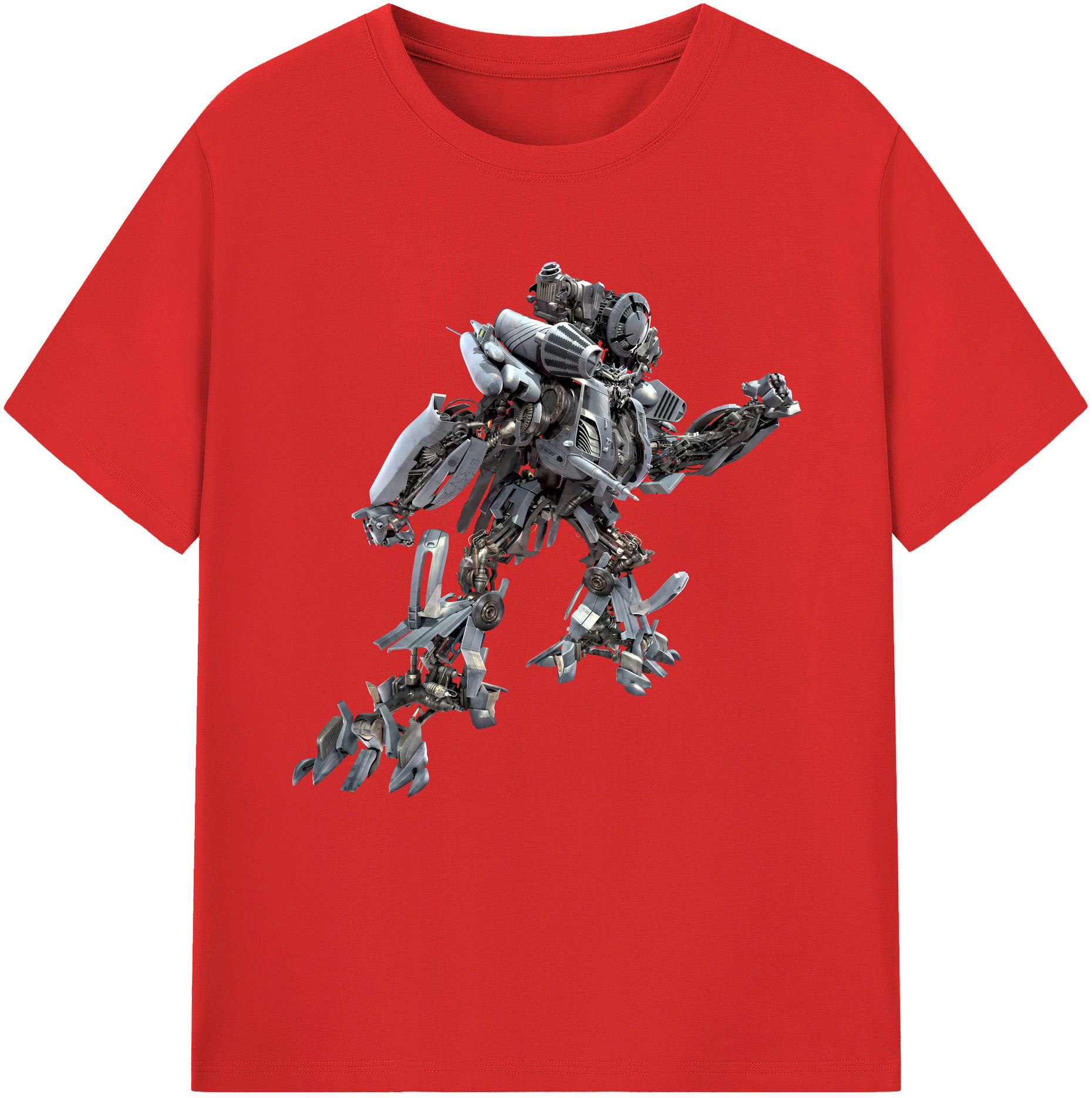 （画像用） Transformers トランスフォーマー レディースカジュアルプリントTシャツ（綿100％）