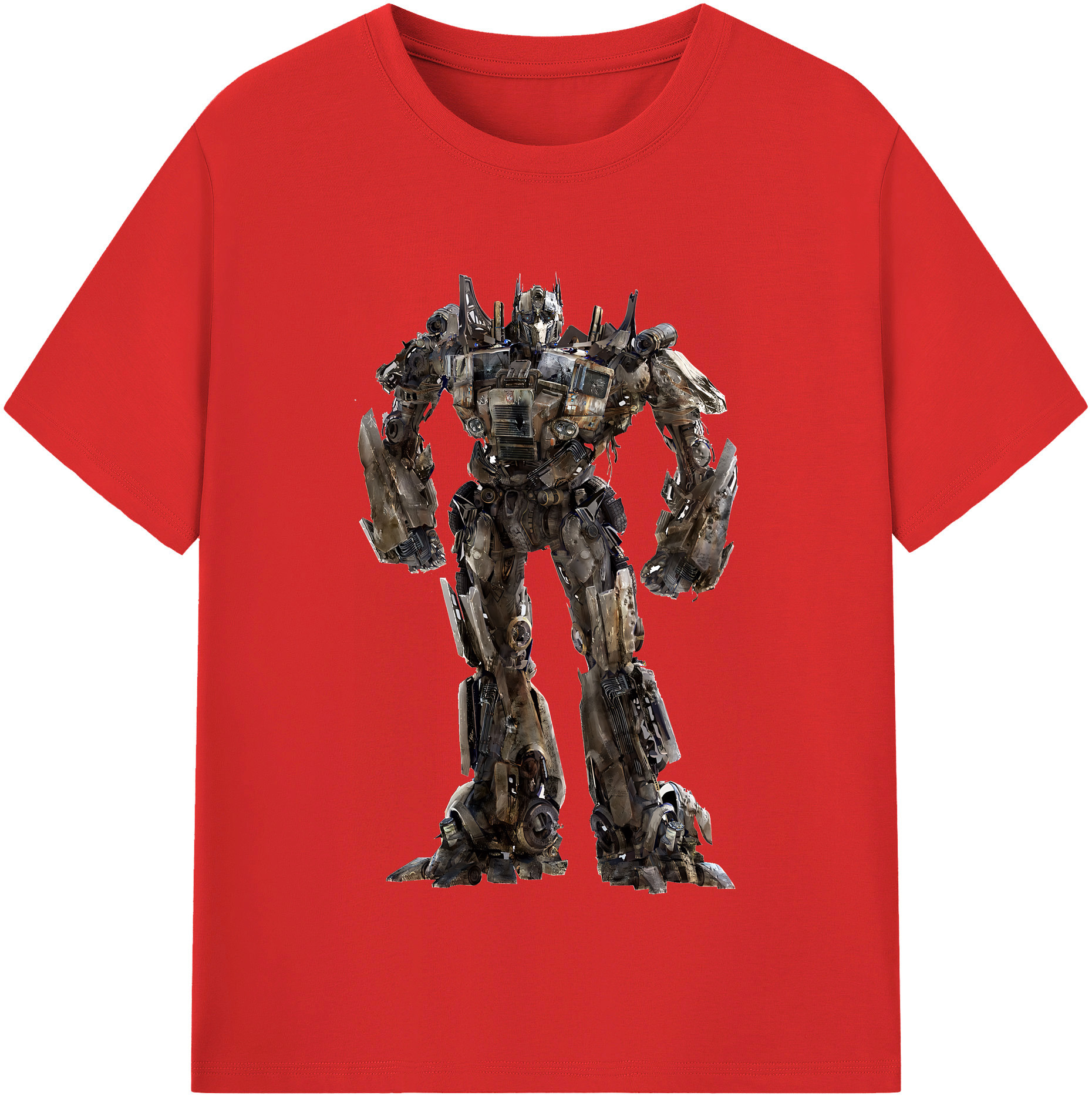 （画像用） Transformers トランスフォーマー レディースカジュアルプリントTシャツ（綿100％）