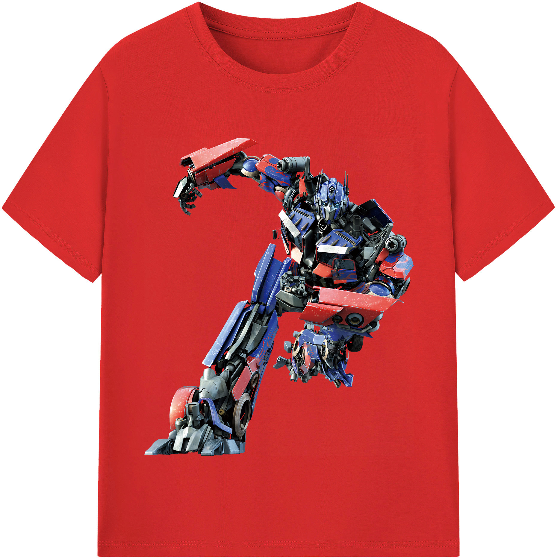 （画像用） Transformers トランスフォーマー レディースカジュアルプリントTシャツ（綿100％）