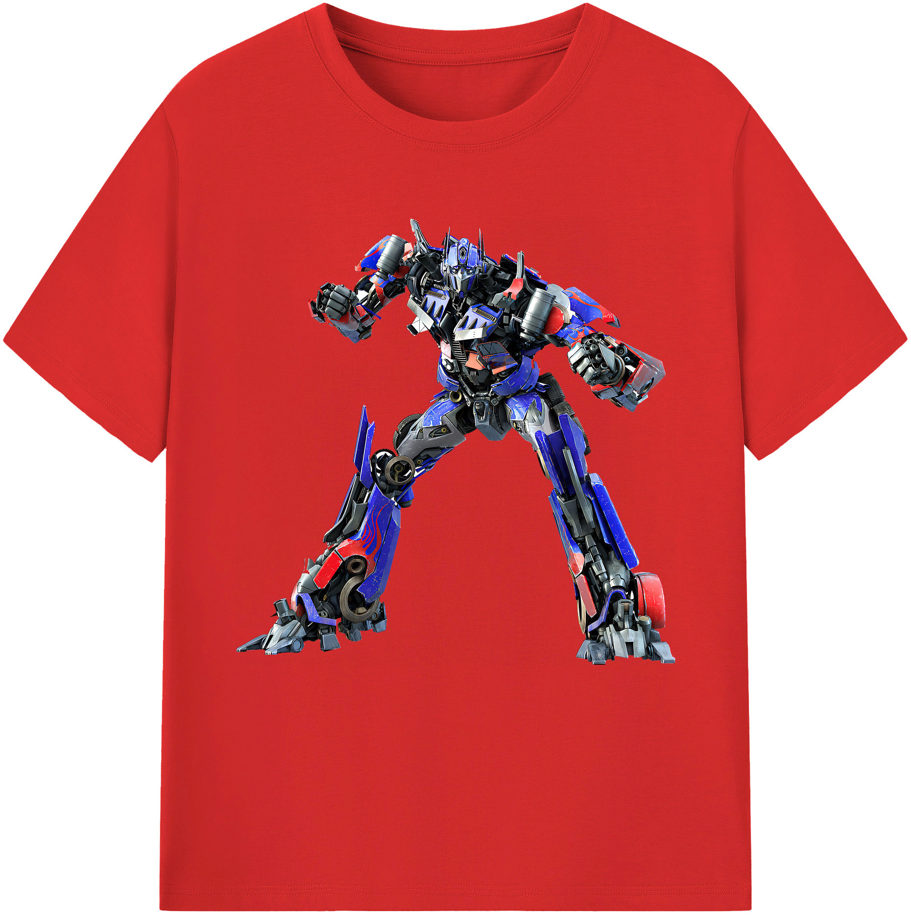（画像用） Transformers トランスフォーマー レディースカジュアルプリントTシャツ（綿100％）