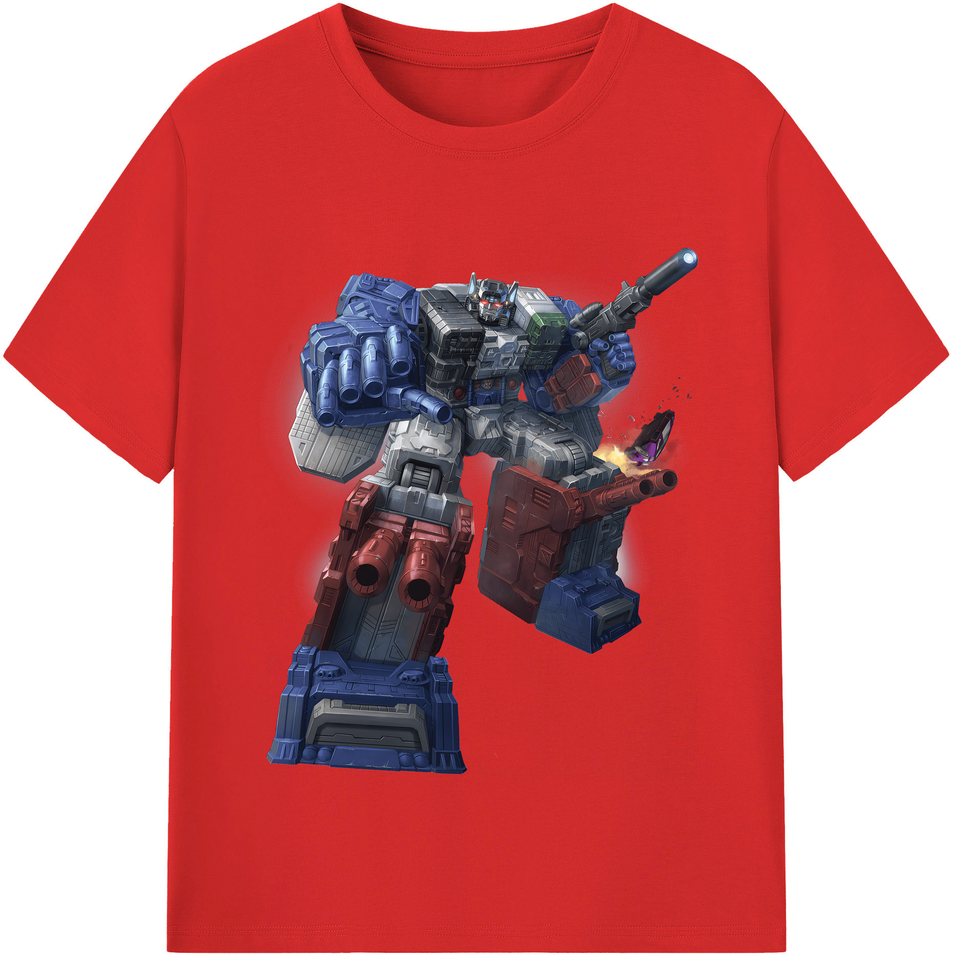 （画像用） Transformers トランスフォーマー レディースカジュアルプリントTシャツ（綿100％）